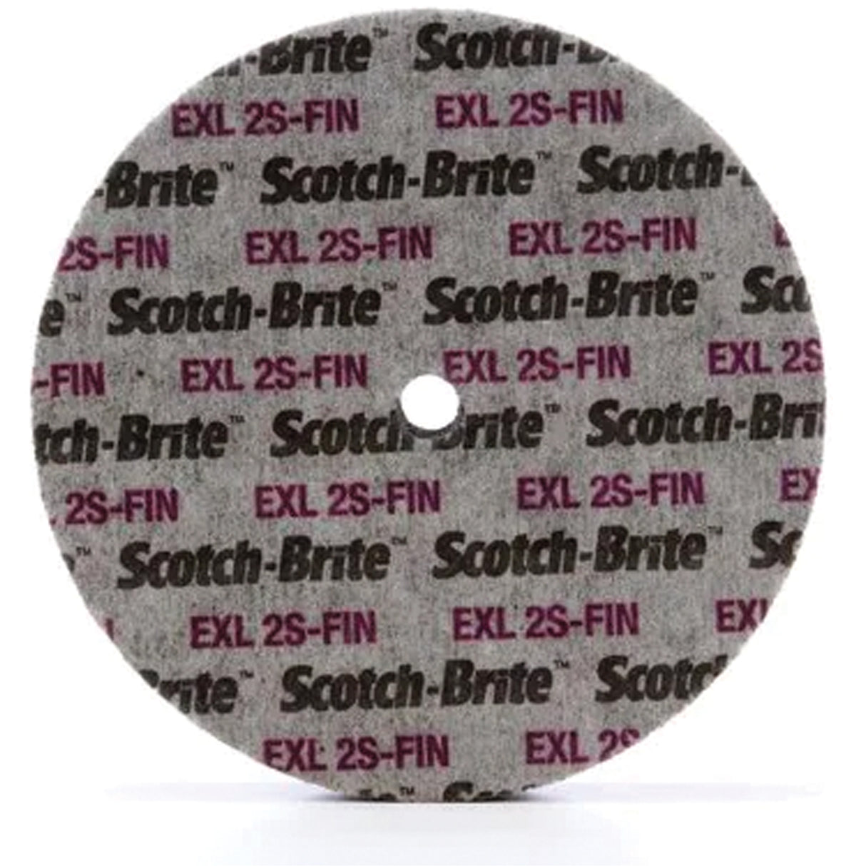 Scotch-Brite™ EXL Unitized Wheel, 6" x 1/4", 1/4" Arbor, Fine Grit, Silicon Carbide
