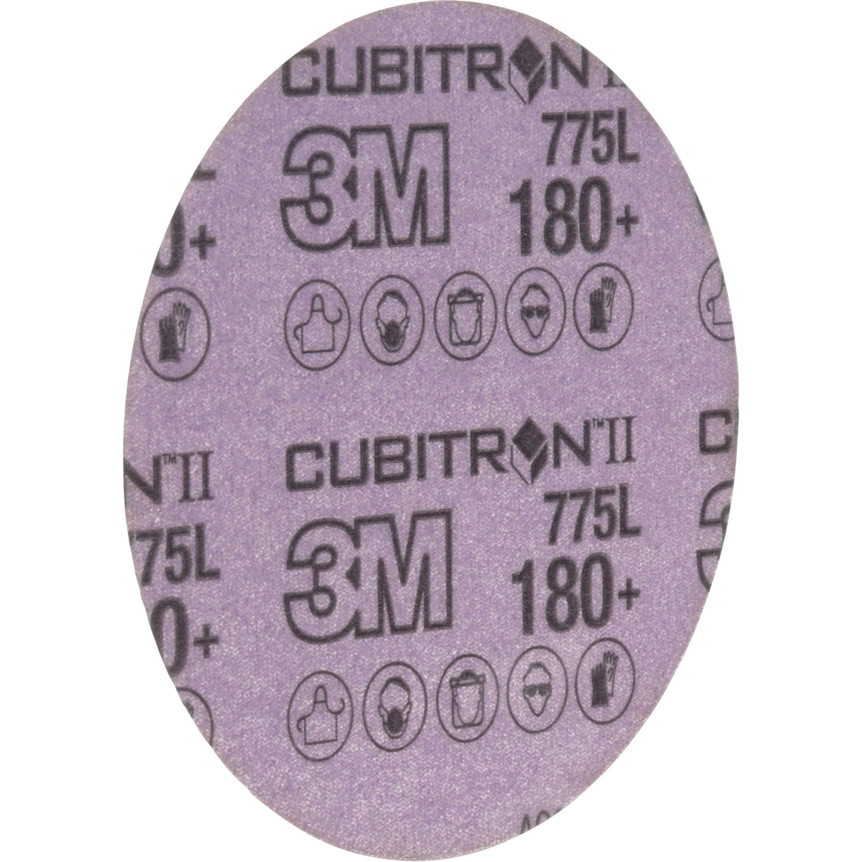 Cubitron™ II Hookit™ 775L Film Disc, 5" Dia., 180+ Grit, Ceramic, 3 mils