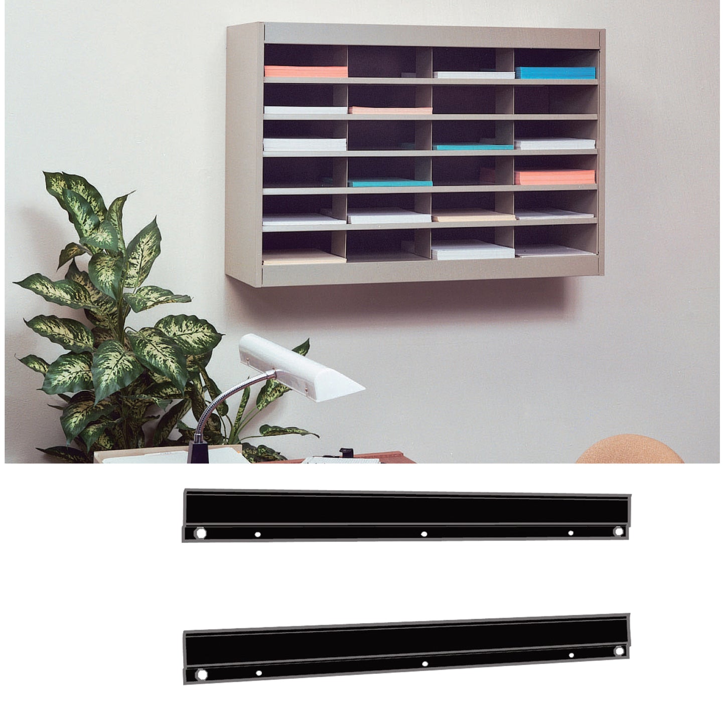 Heavy-duty Steel Literature Organizers - Mounting Hardware
