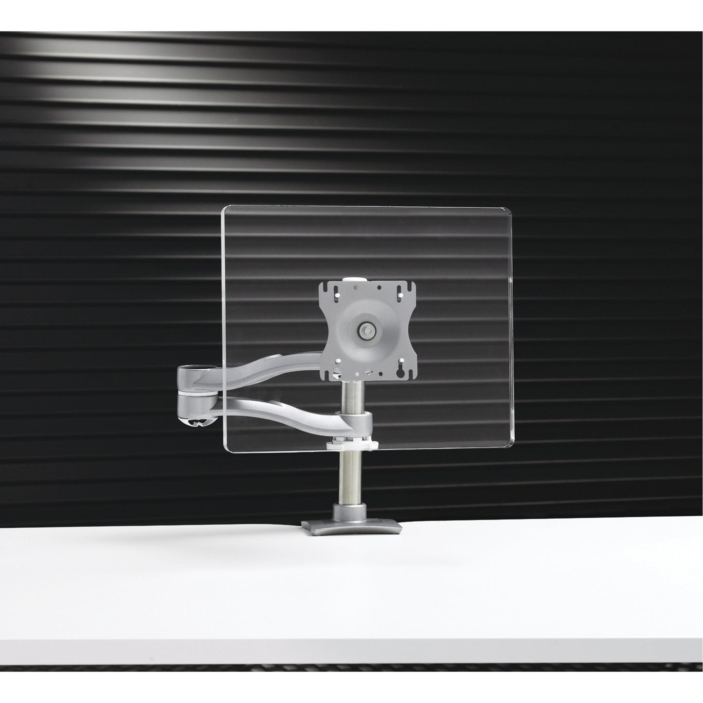Single-Screen, Height-Adjustable Double-Extension Arm