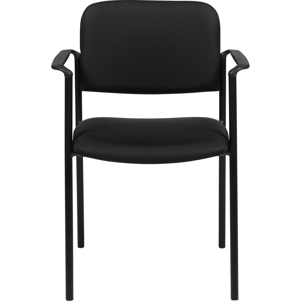Stacking Chairs, Fabric, 32" High, 300 lbs. Capacity, Black