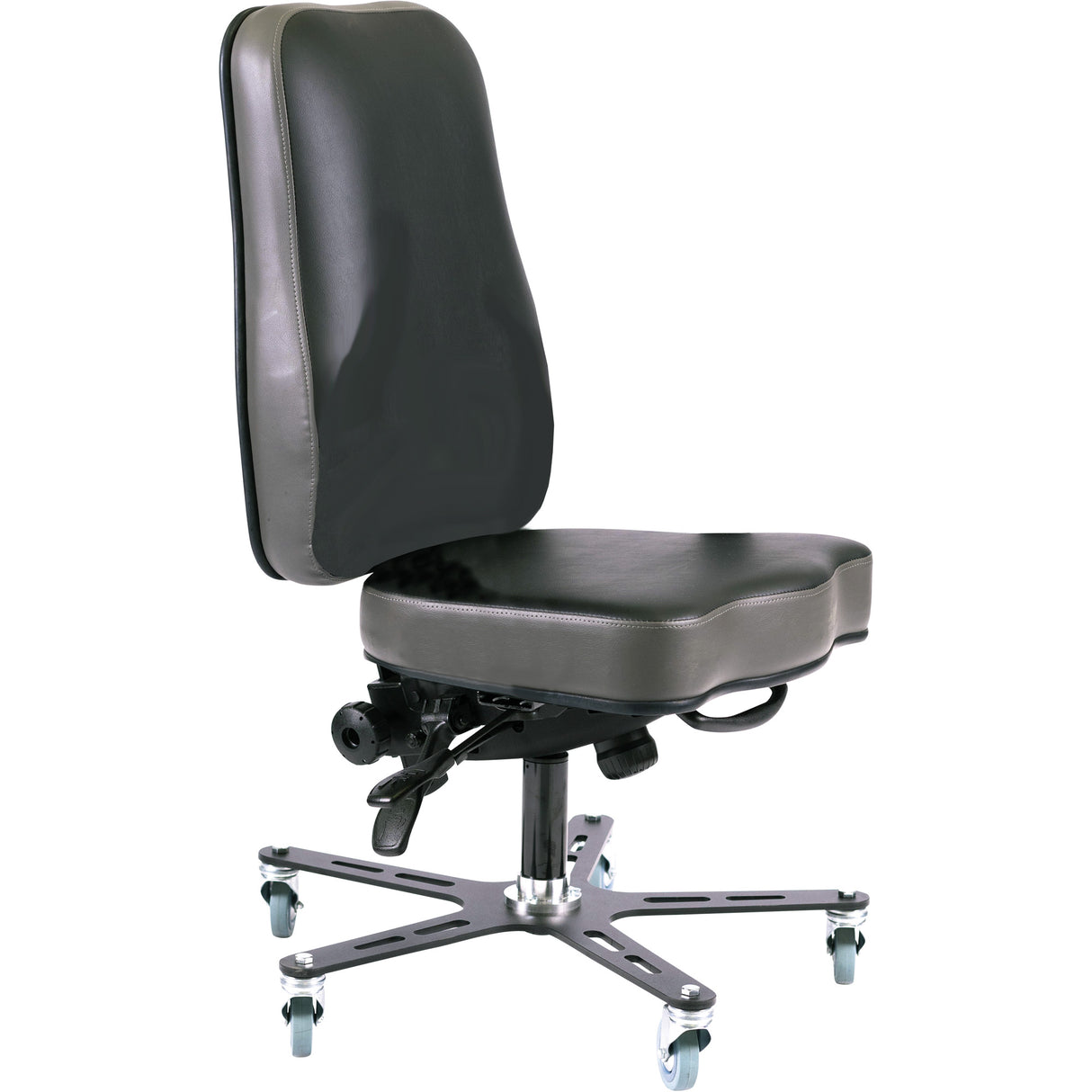 Synergo I™ Ergonomic Chair, Vinyl, Black