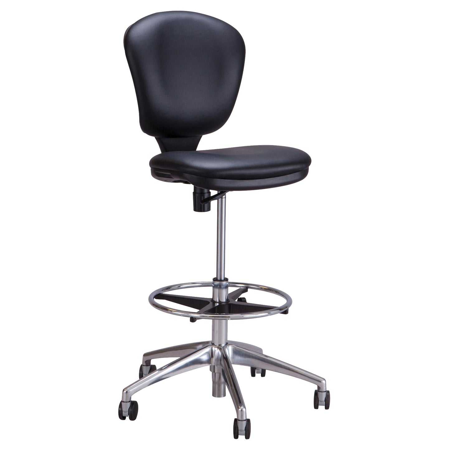Metro™ Extended-High Chair, Vinyl, Black, 250 lbs. Capacity