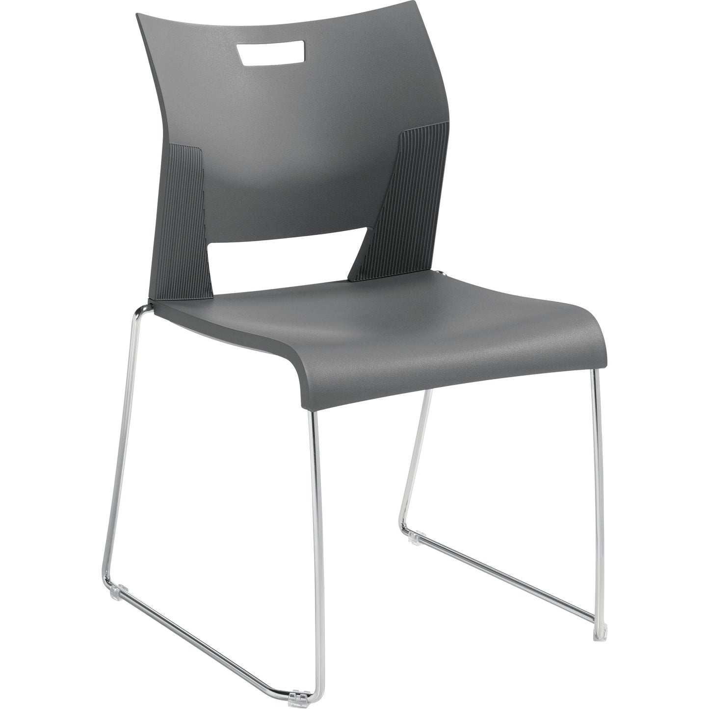 Duet™ Armless Training Chair, Plastic, 33-1/4" High, 350 lbs. Capacity, Grey