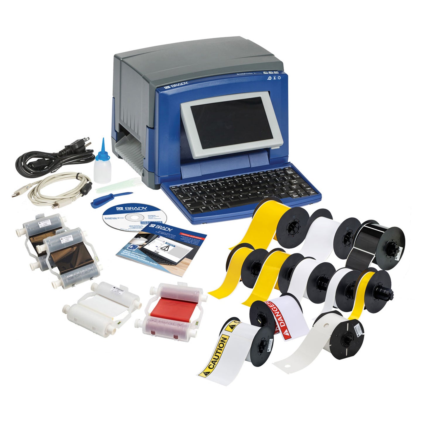 Brady S3100 Sign & Label Printer General ID Kit, 60" Tape, 3 IPS