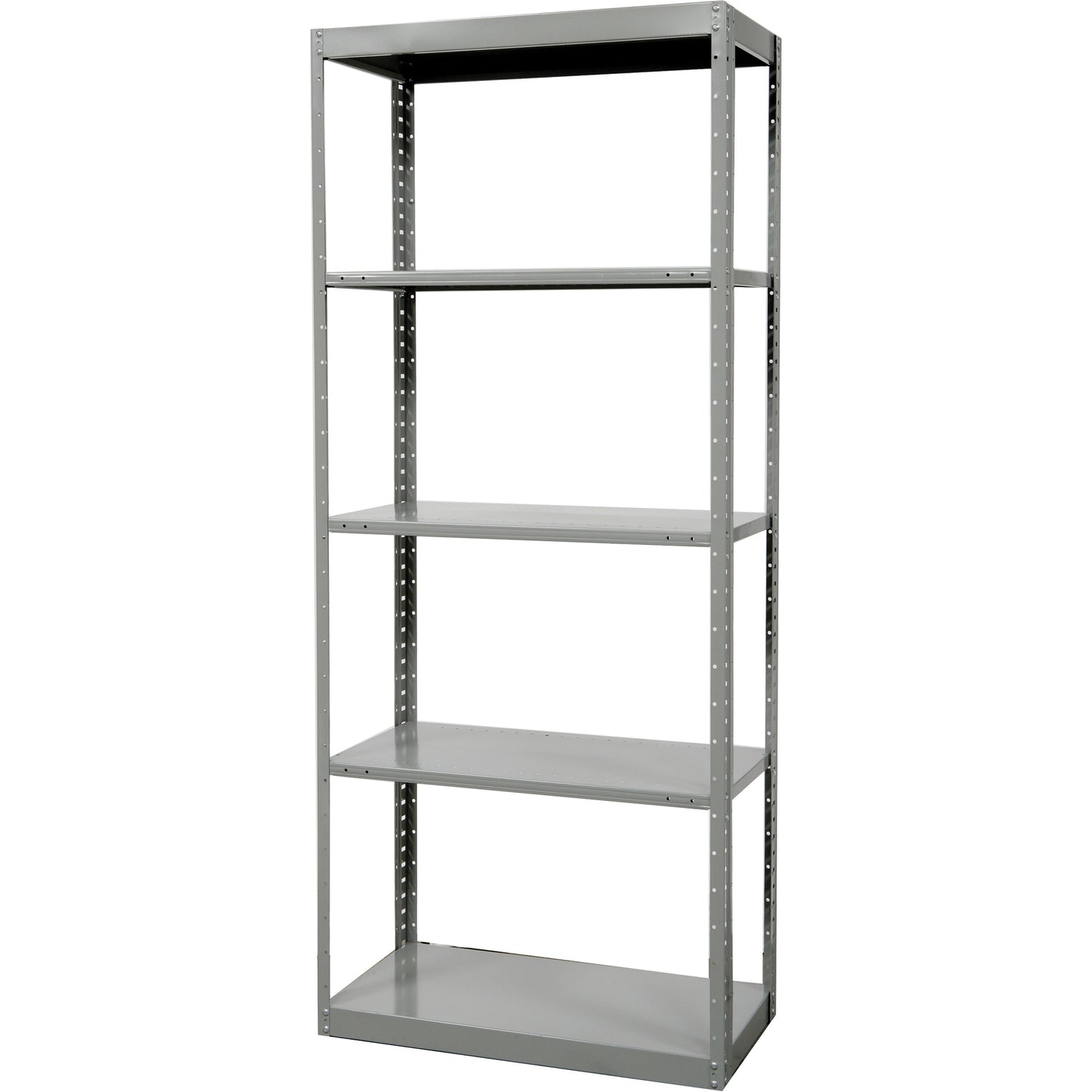 DuraTech Pass-Thru Shelving, Steel, Bolted, 800 lbs. Capacity, 36" W x 87" H x 12" D