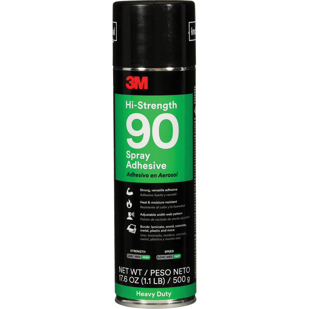 90 High Strength Adhesive, Clear, Aerosol Can