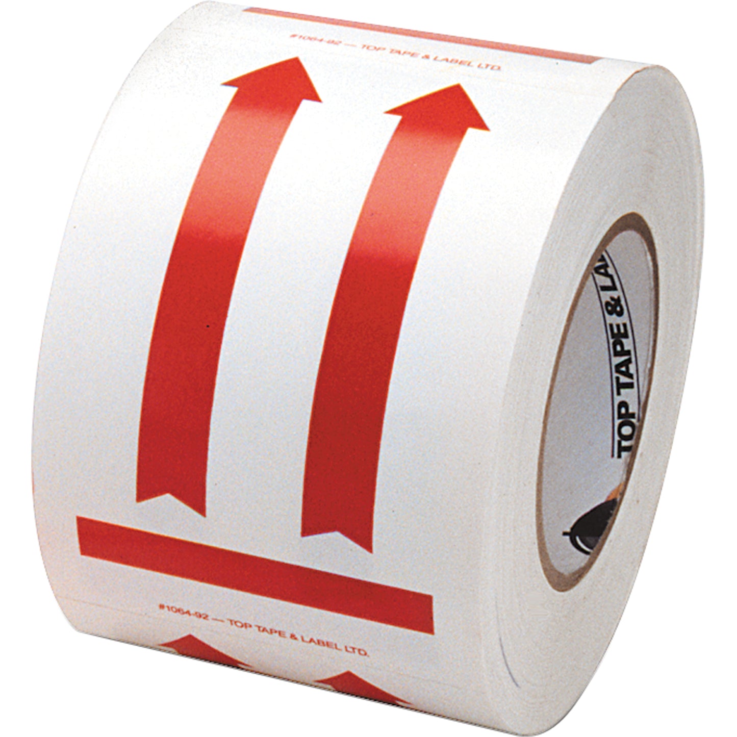 This Side Up Pictogram Special Handling Labels, 6" L x 4" W, Red on White