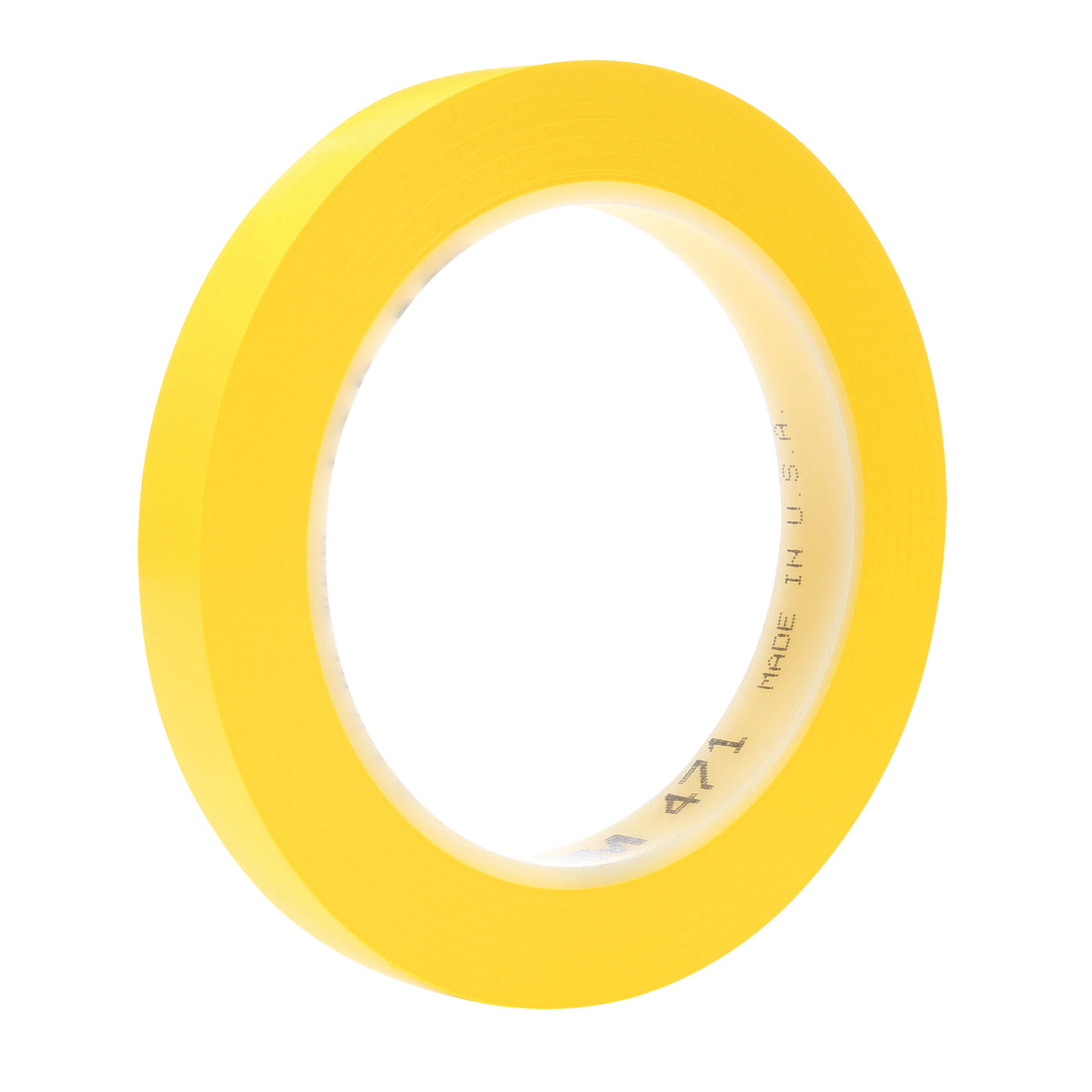 471 Vinyl Tape, 12 mm (1/2") W x 32.9 m (108') L, 5.3 mils, Yellow