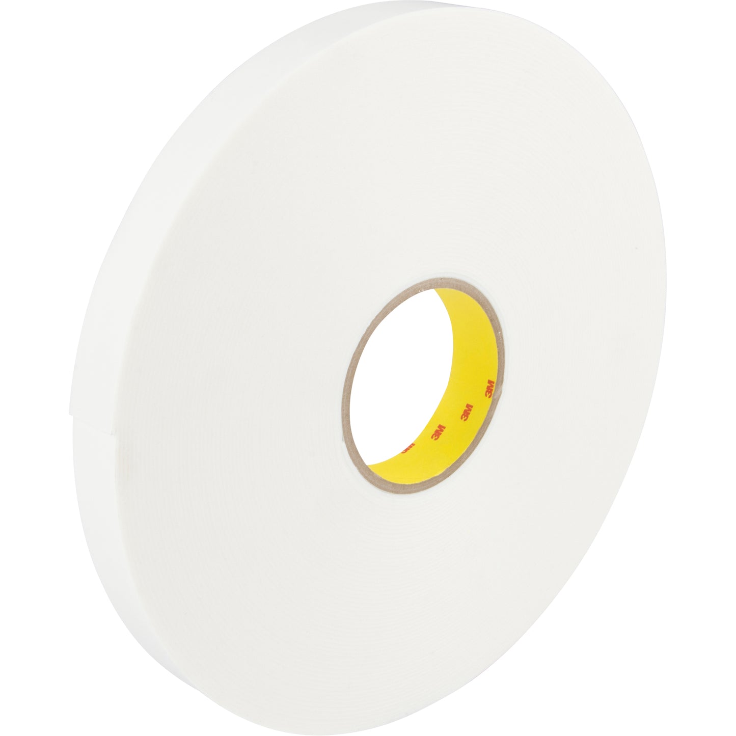 3M™ 4466W Double-Coated Polyethylene Foam Tape, 33 m (108') L x 25.4 mm (1") W, 62 mils, Polyethylene