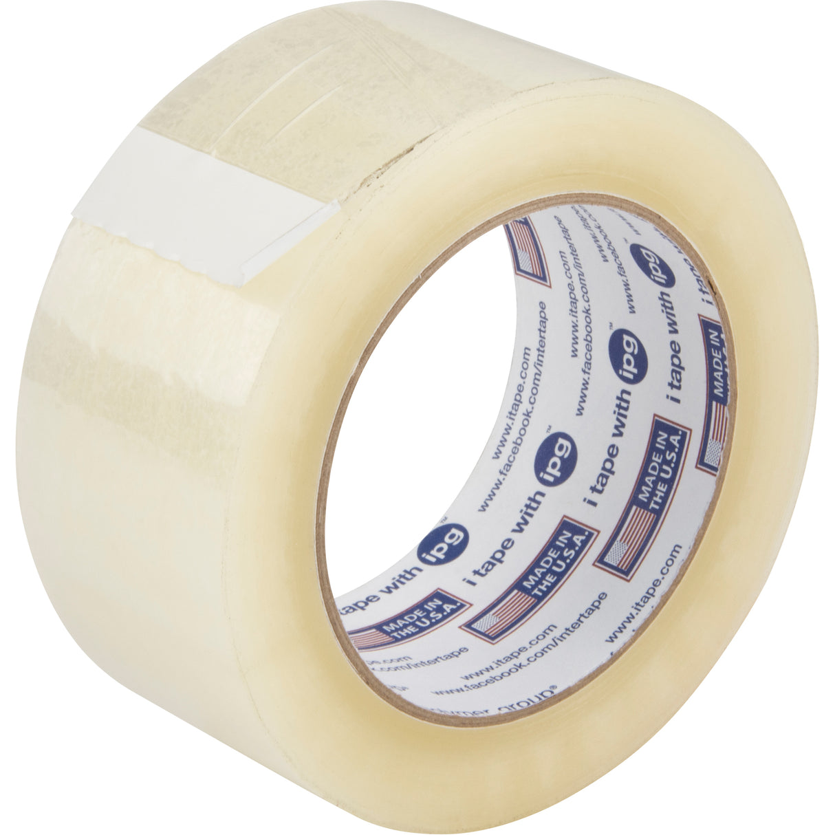 Box Sealing Tape, Acrylic Adhesive, 2 mils, 48 mm (1-22/25") x 99.97 m (328')