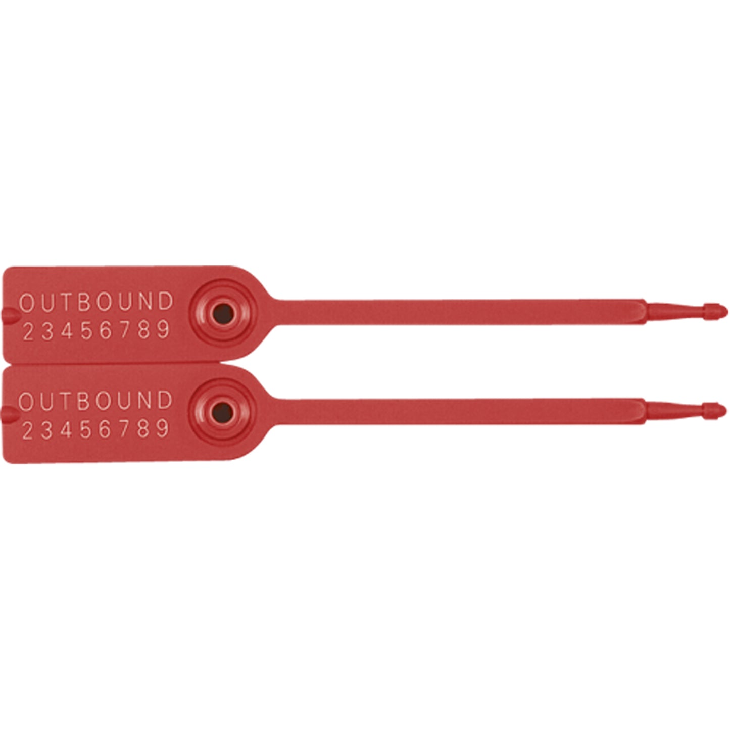 Tyden Brooks Gemini® Tote Seals, 7-1/4", Plastic, Pull-Through