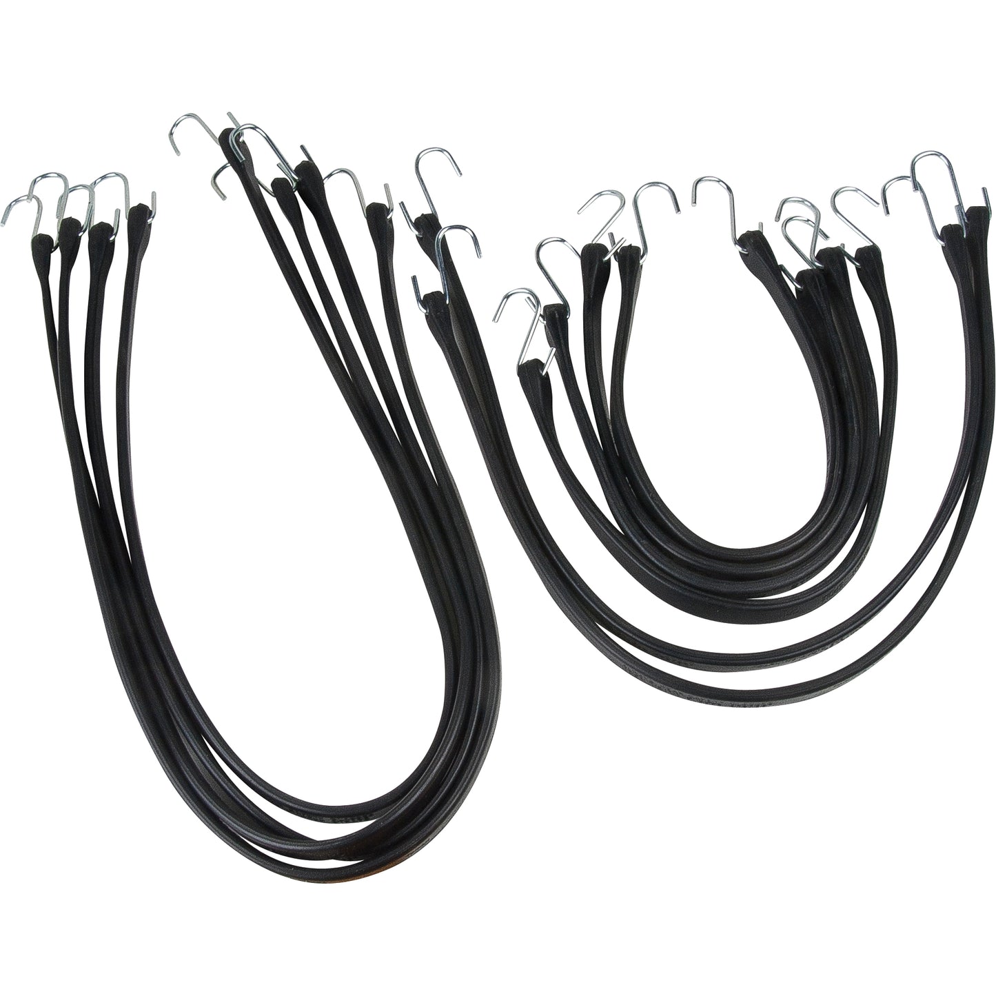 Rubber Tie Down Set, 21"