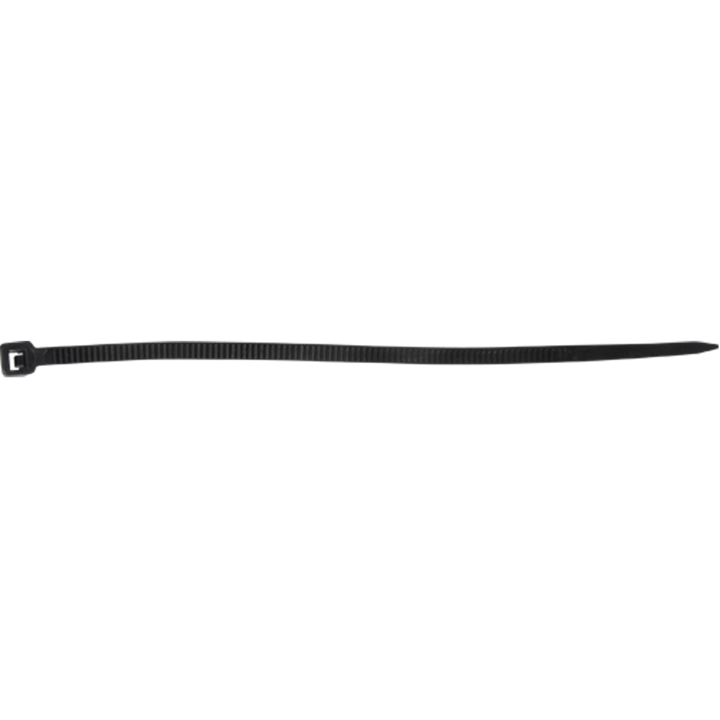 Cable Ties, 11" Long, 50 lbs. Tensile Strength, Black