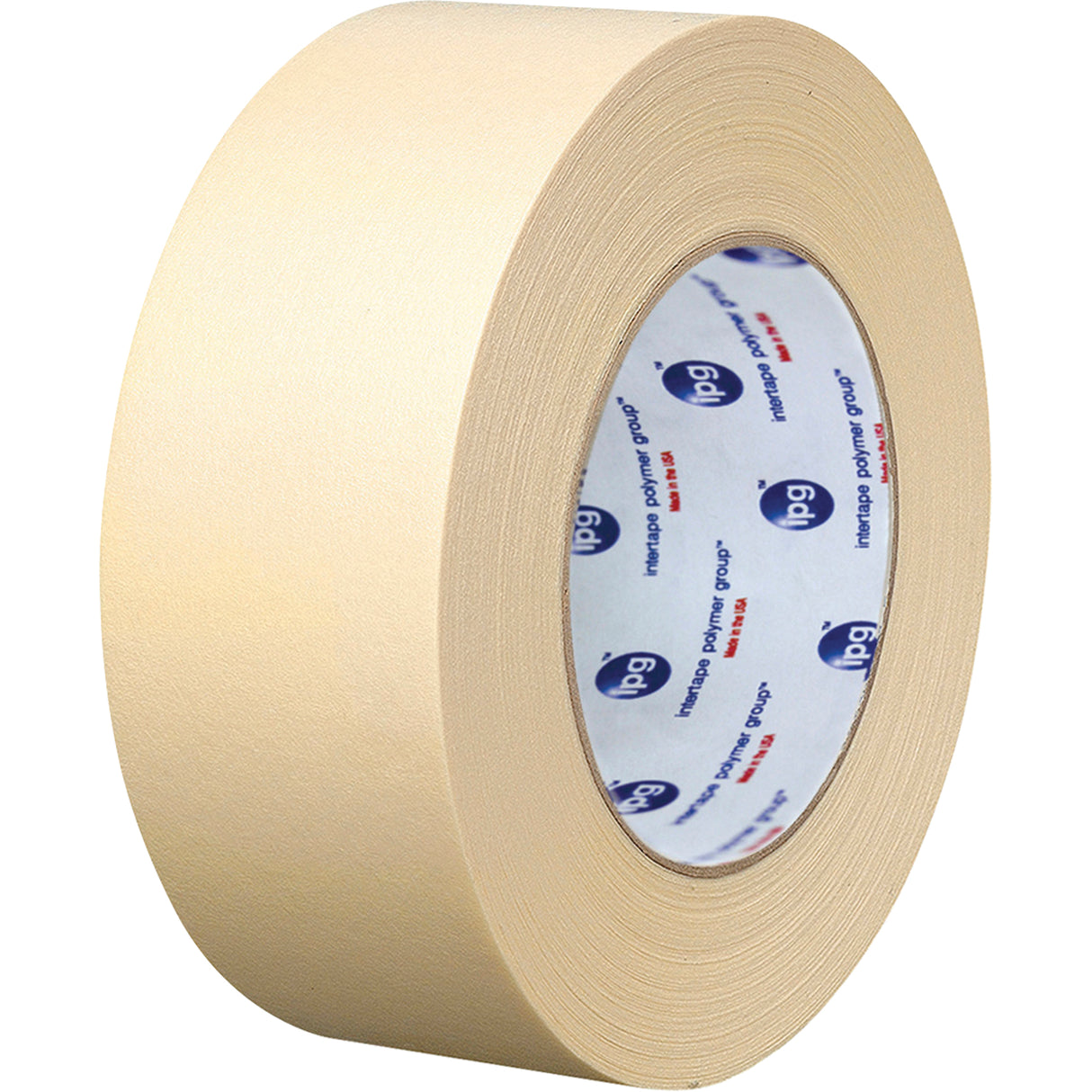High Temperature Medium Grade Paper Masking Tape, 48 mm (2") x 55 m (180'), Beige
