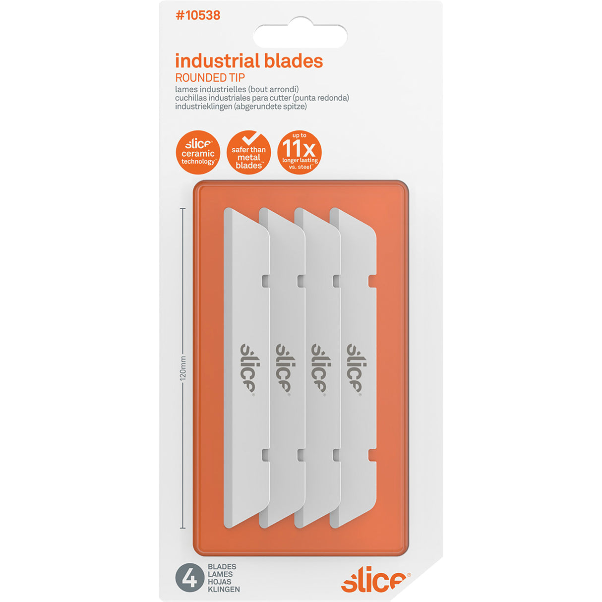 Slice™ Rounded Tip Finger-Friendly™ Replacement Blade, Single Style