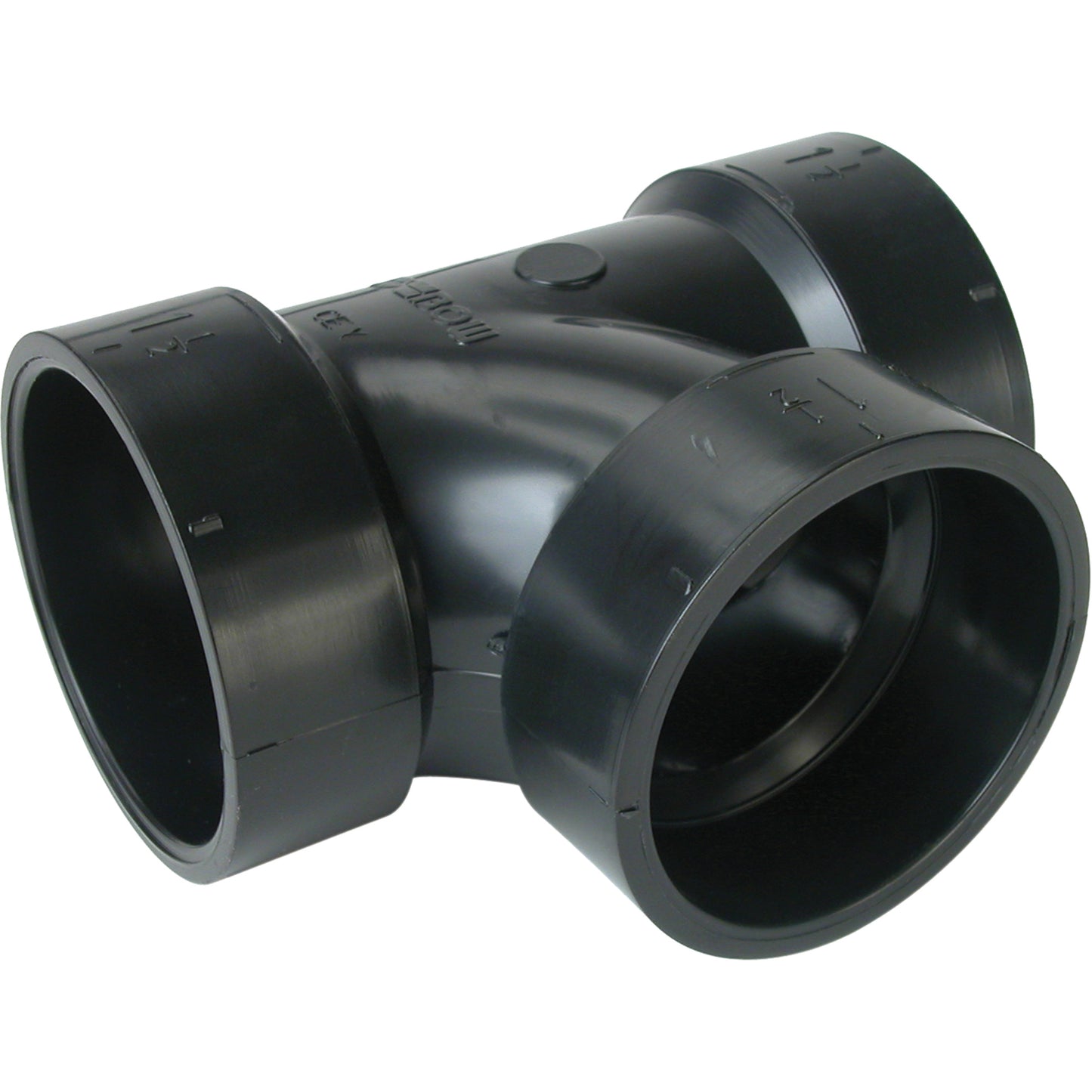 Tee Fitting, Sanitary, Plastic, 3"