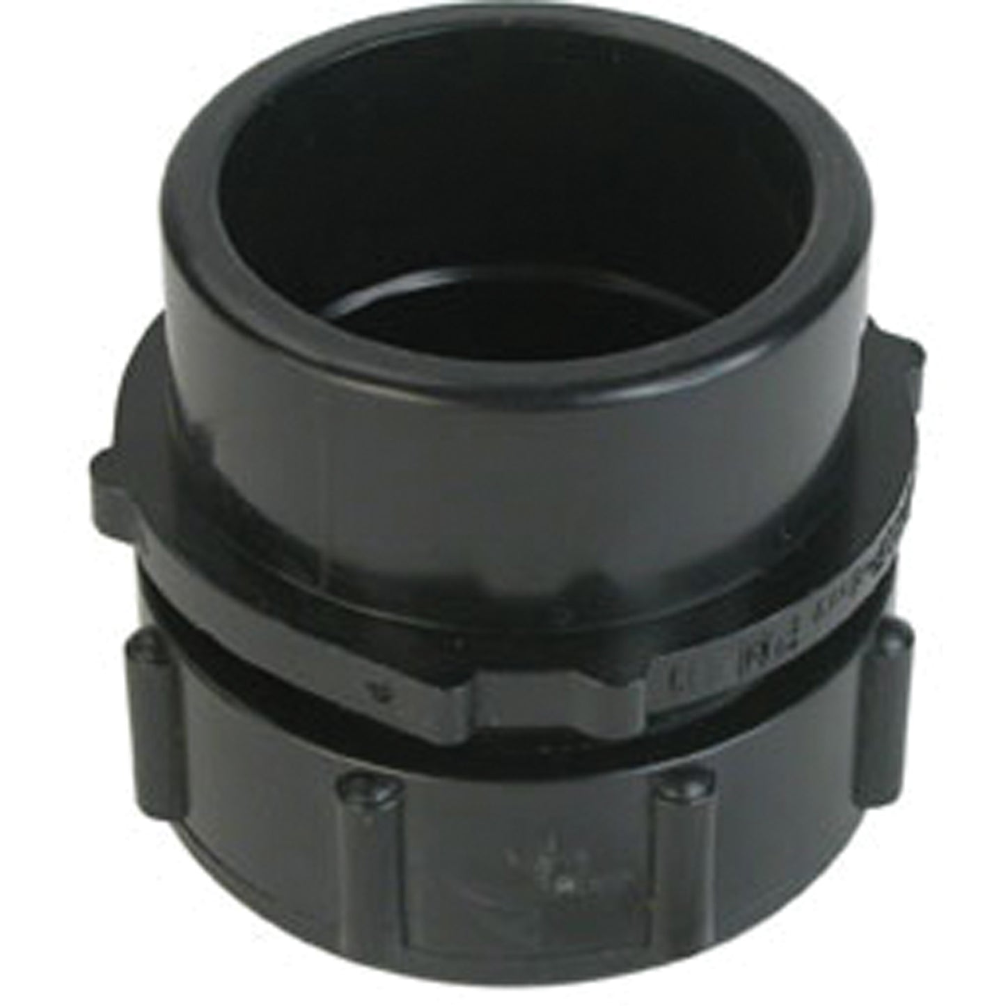 Cleanout Adapter, Spigot x Cap, 3" Dia., Plastic