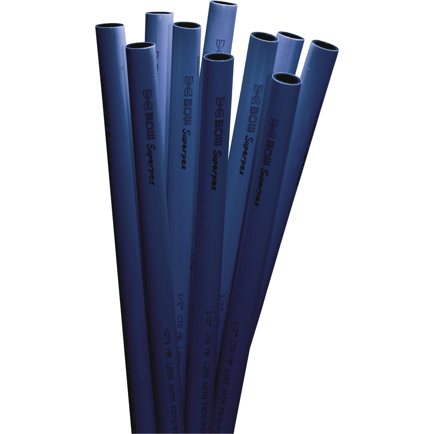 Superpex Cold Pipe, Plastic, 12' L x 0.5" Dia.
