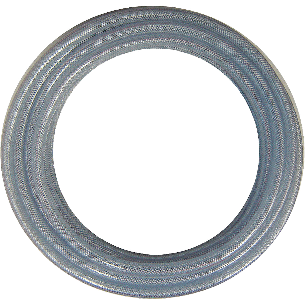 Braided Tube, 1.312" OD x 100' L, PVC, Clear