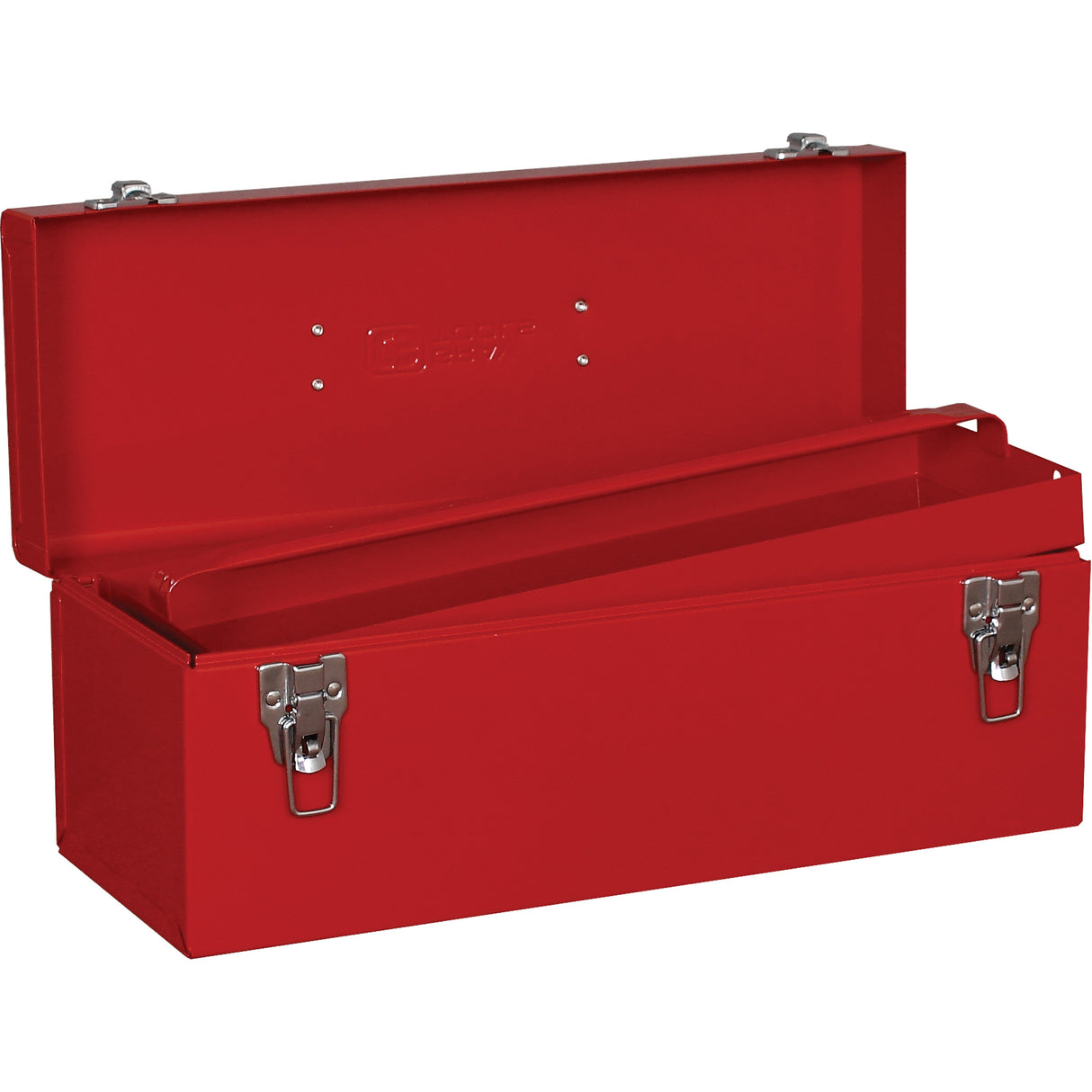 Tool Box, 7-1/8" D x 19" W x 7-1/2" H, Red