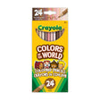 Crayola Colors of the World Skin Tone Coloured Pencils, 24 Count (Case of 12)