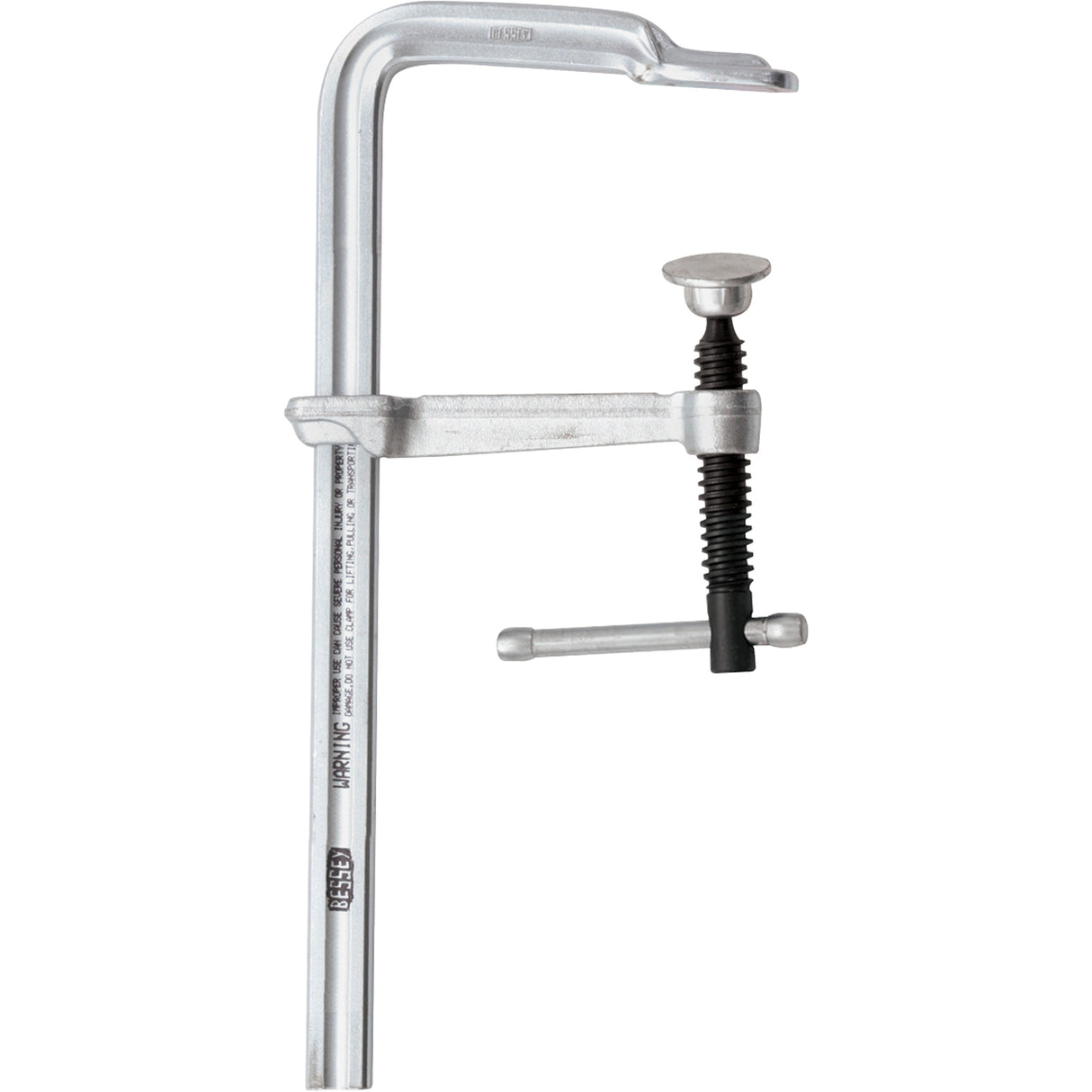 Light-Duty All-Steel Bar Clamp, 4" (102 mm) Capacity, 2-1/4" (57 mm) Throat Depth