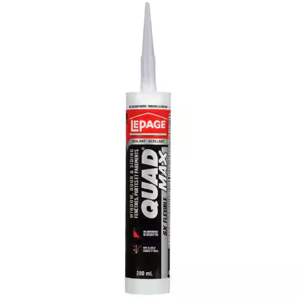 LePage® QUAD MAX Window, Door & Siding Flexible Sealant - #211 Brown, 280 ml LePage®