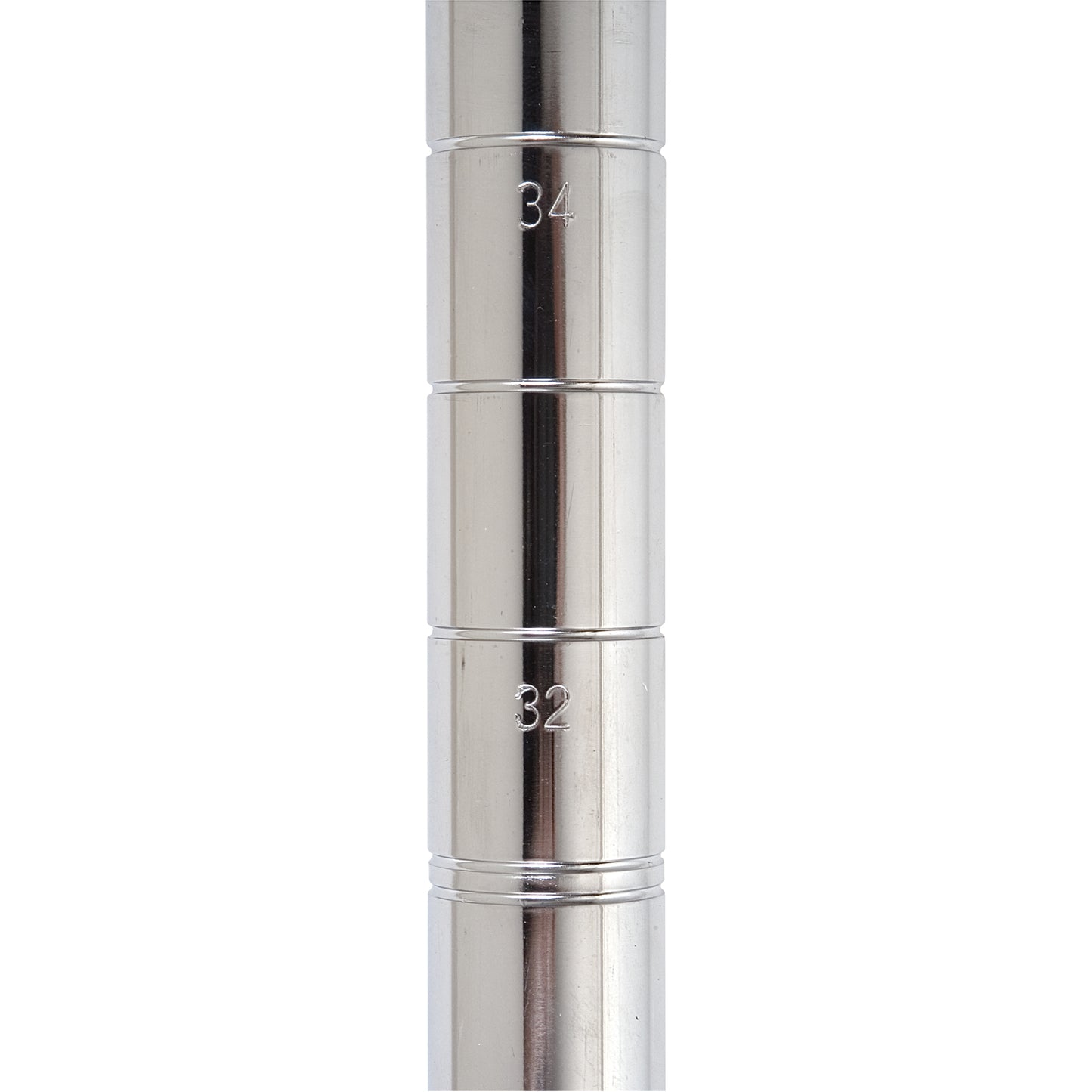 Heavy-Duty Chromate Wire Shelving Post, 86" H