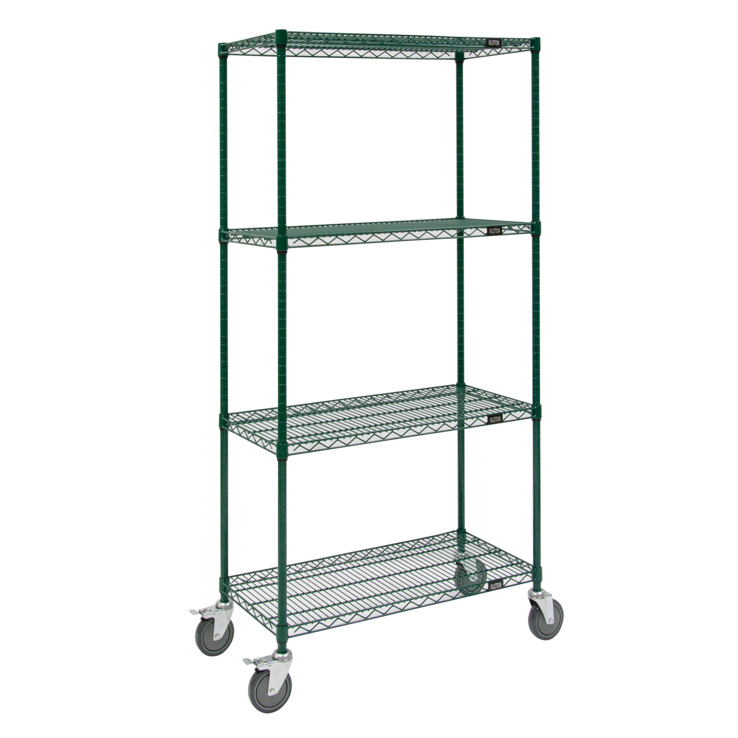 Wire Shelf Cart, Epoxy Finish, 48" x 69" x 18", 800 lbs. Capacity