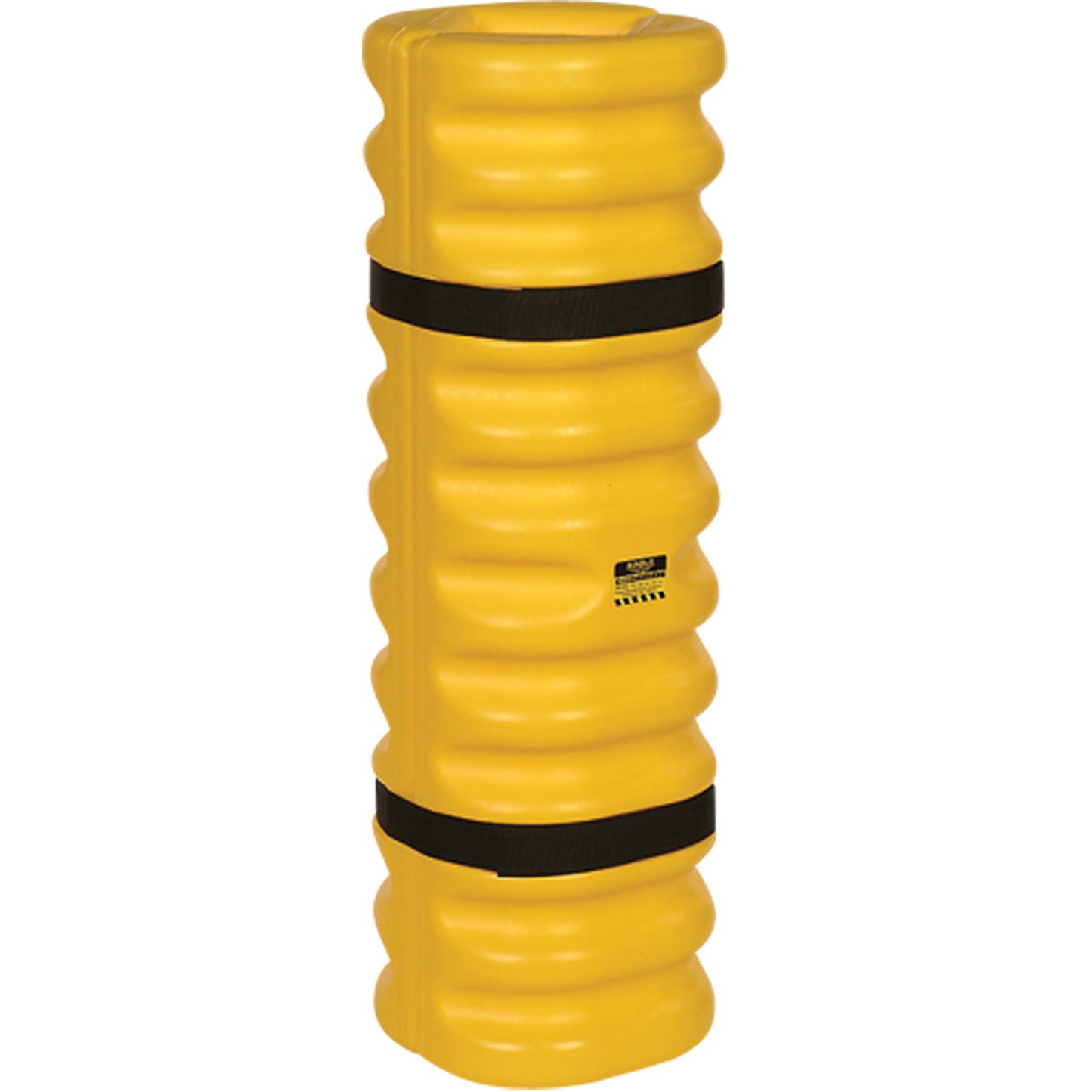 Column Protector, 4" x 6" Inside Opening, 13" L x 13" W x 42" H, Yellow