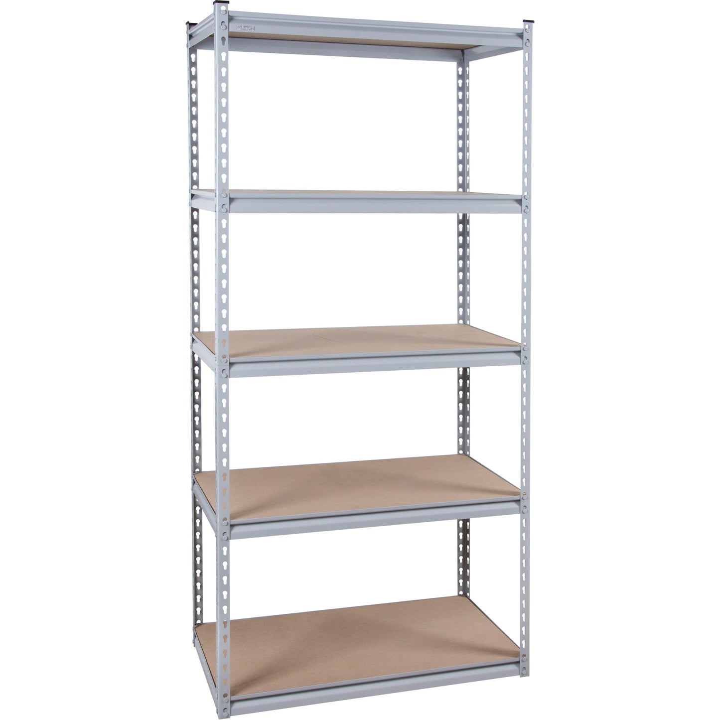 Heavy-Duty Shelving, Steel, Boltless, 1200 lbs. Capacity, 36" W x 72" H x 24" D