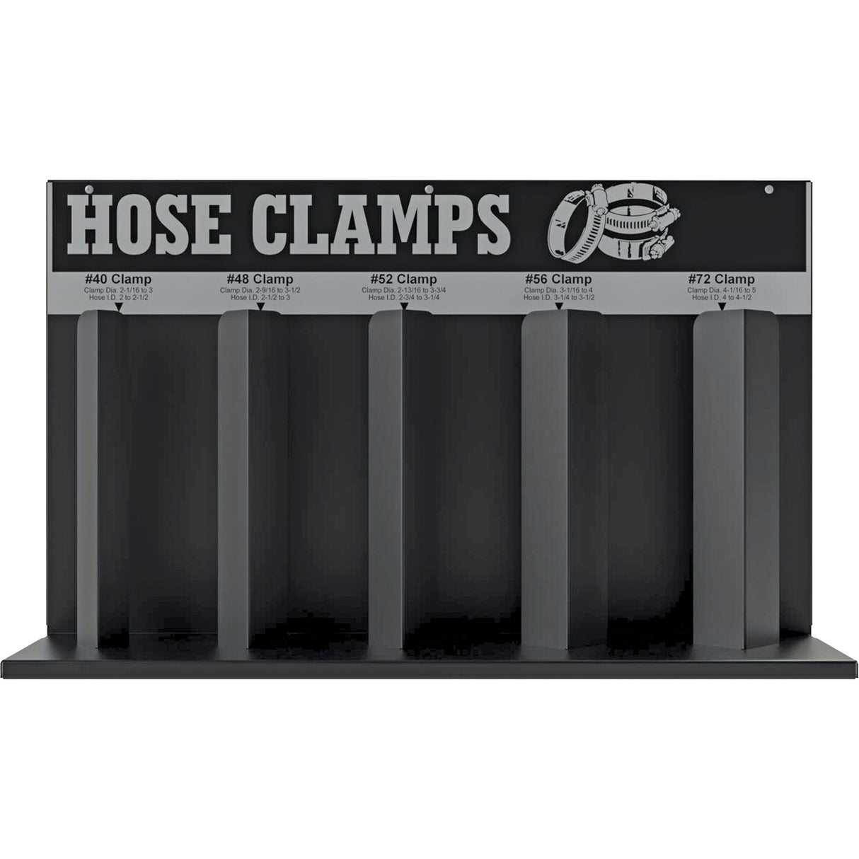 5-Loop Hose Clamp Rack