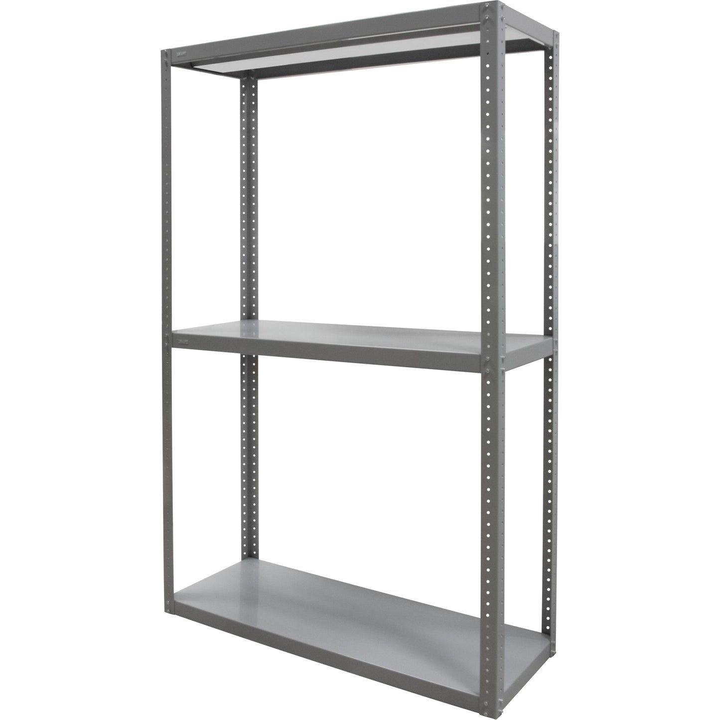 Heavy-Duty Shelving, Steel, Bolted, 3000 lbs. Capacity, 48" W x 72" H x 18" D