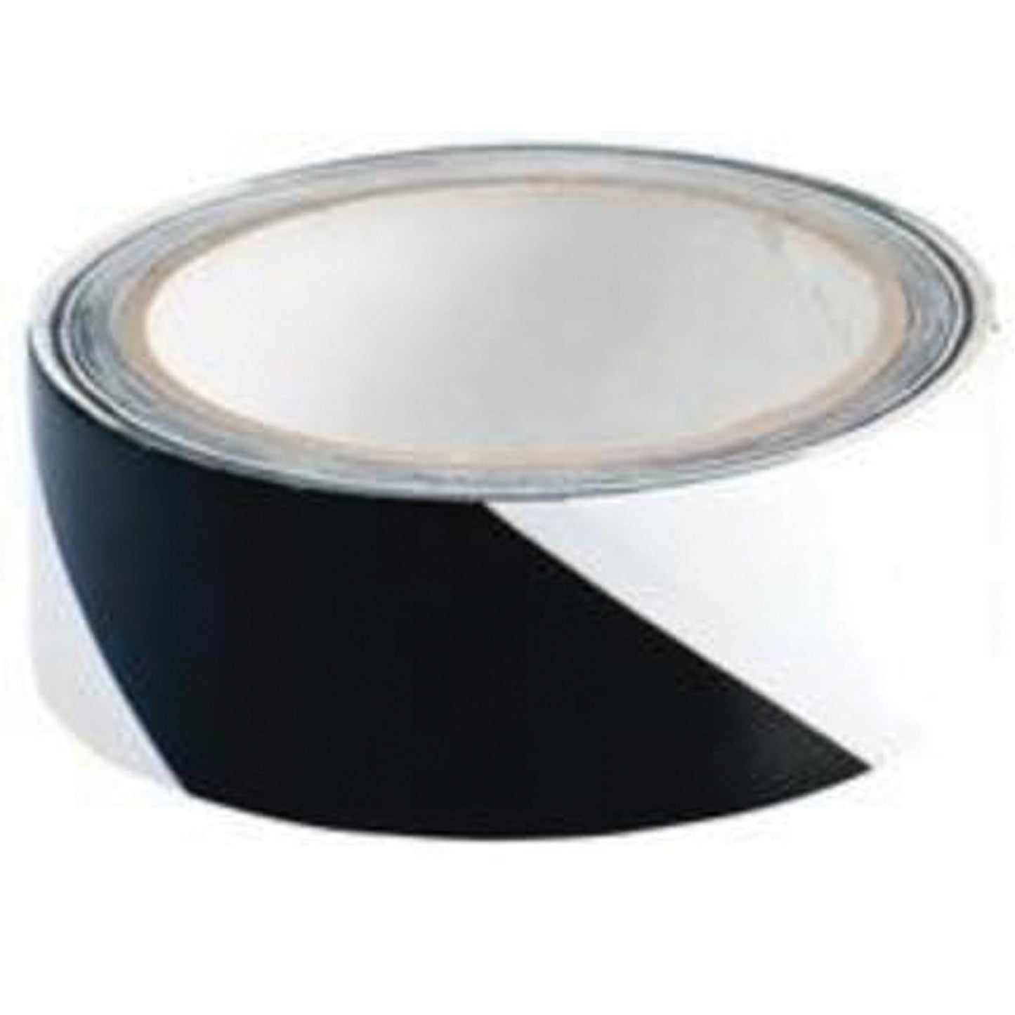 Brady Marking Tape, 1.5" x 54', Vinyl, Black and White