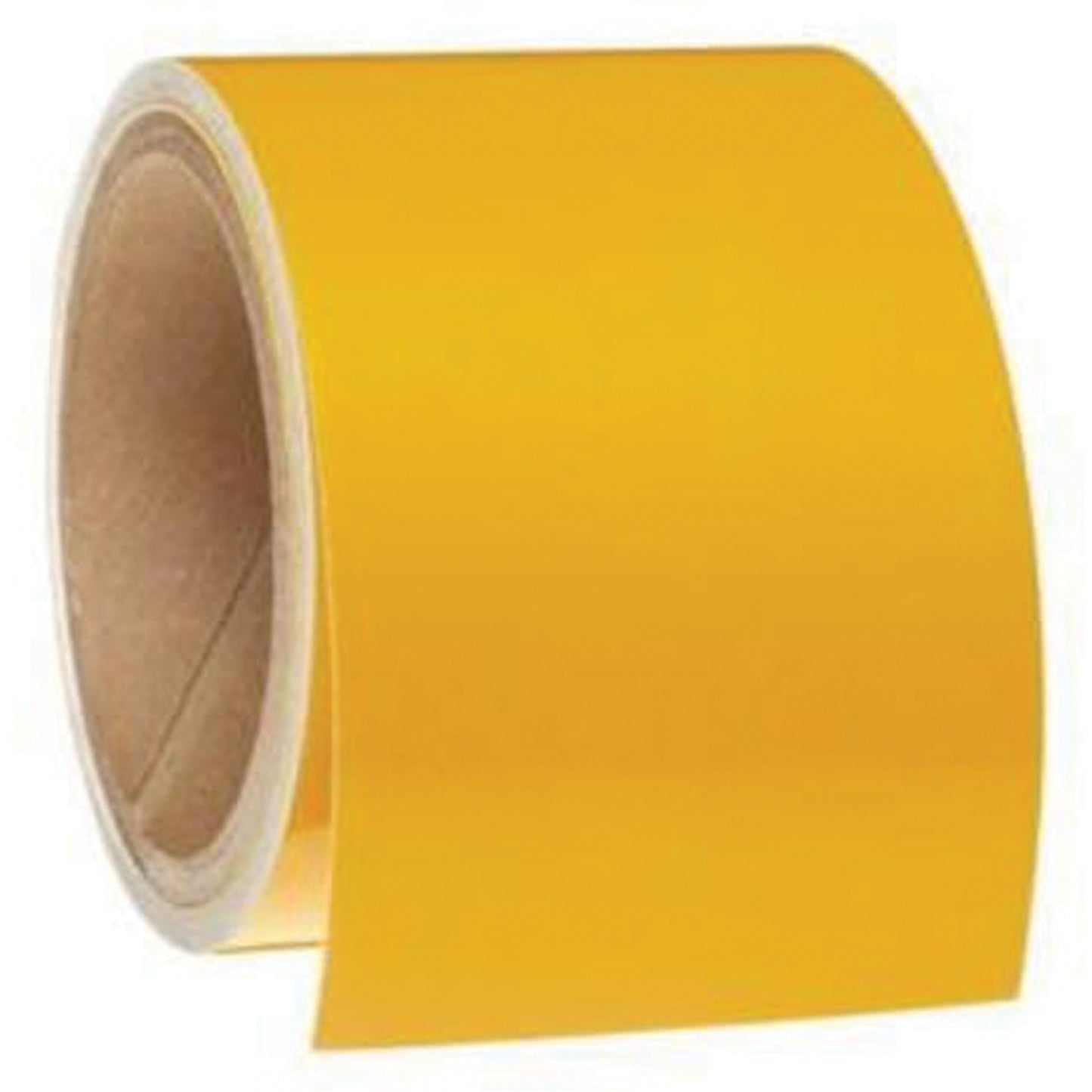 Brady Reflective Marking Tape, 3" x 15', Acrylic, Yellow