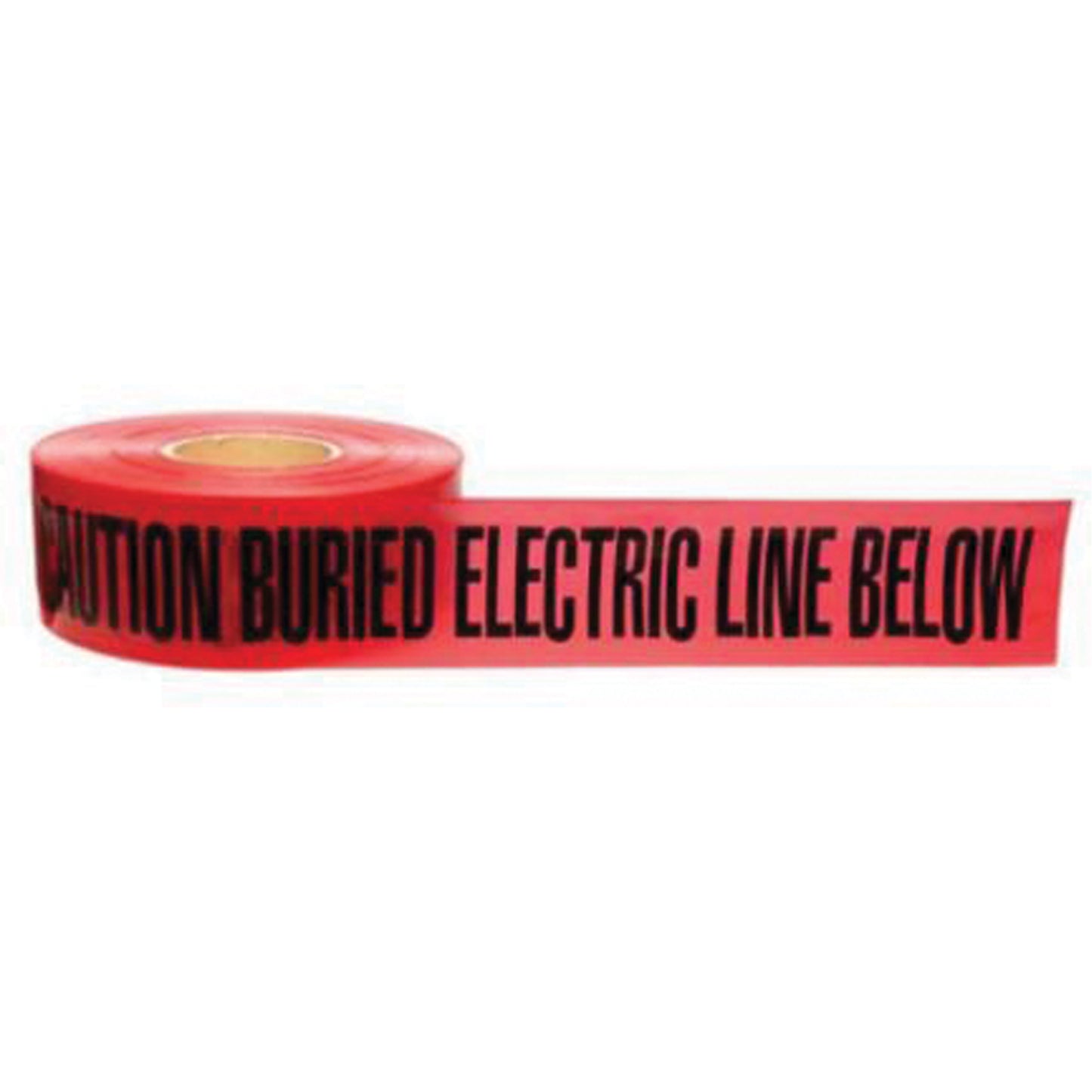 Brady "Buried Electric Line" Identoline® Underground Warning Tape, 3" W x 1000' L, Black on Red