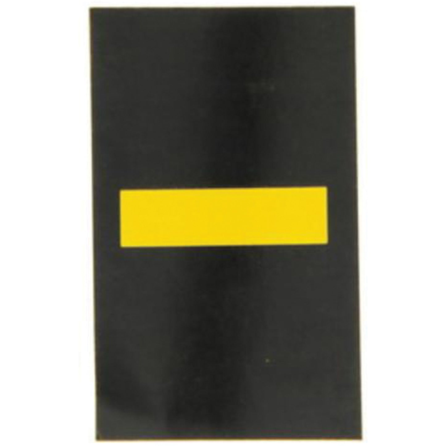 Brady Reflective Individual Number & Letter Labels, Dash (-), 2-1/2" H, Yellow on Black