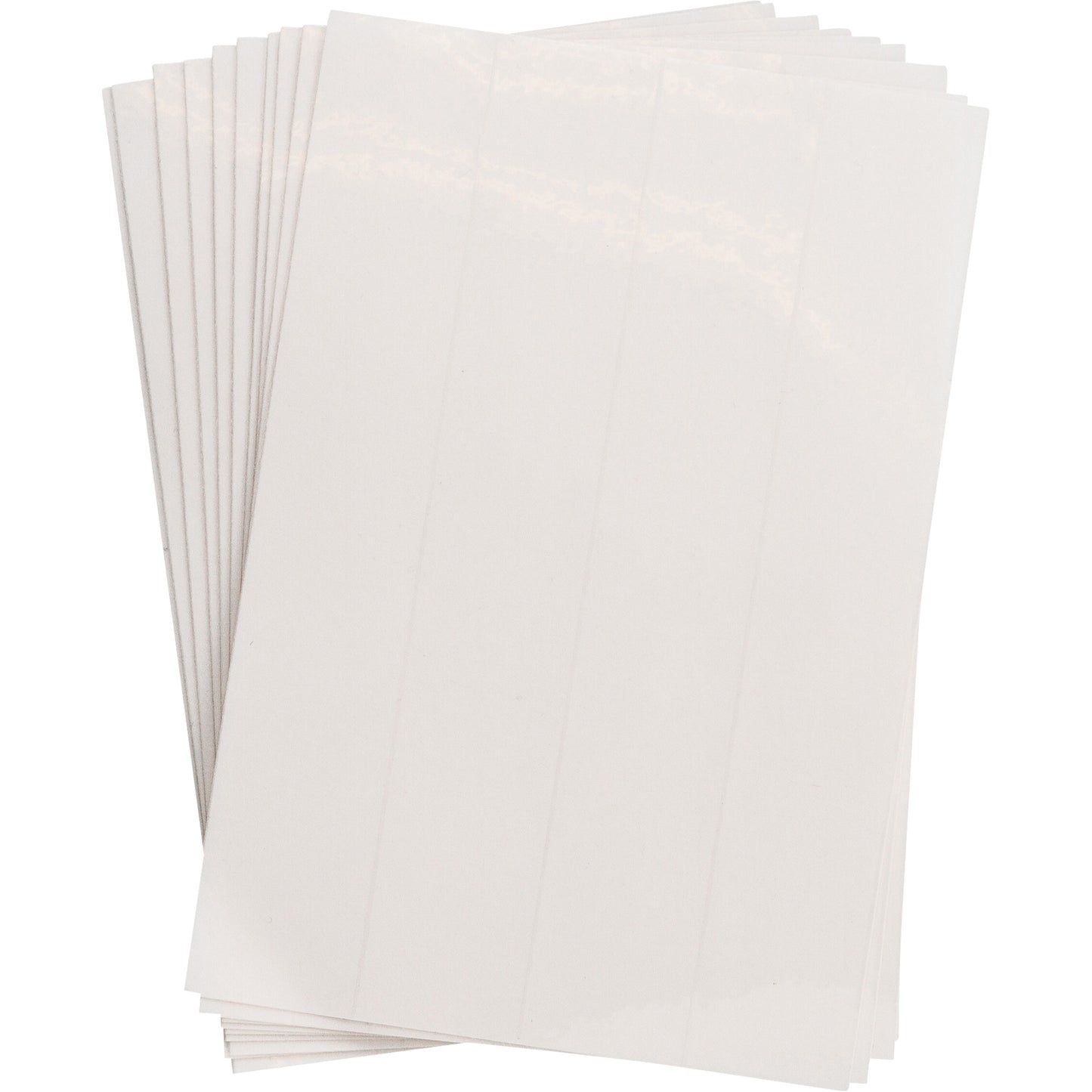 Brady Lock Label Overlaminate, Polyester, 6" W x 1" H, Blank