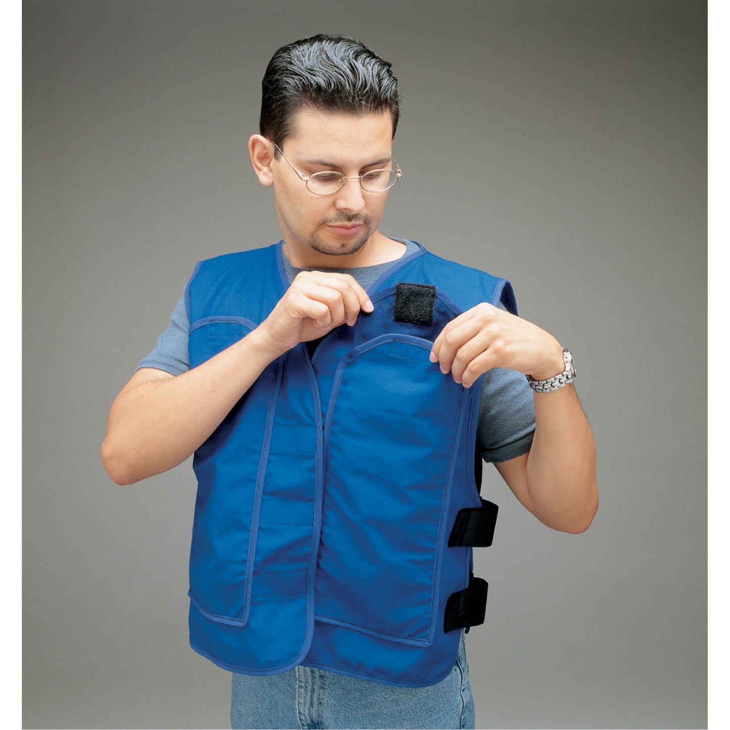 Allegro Industries Cooling Vests with Insert Pockets, X-Large, Blue