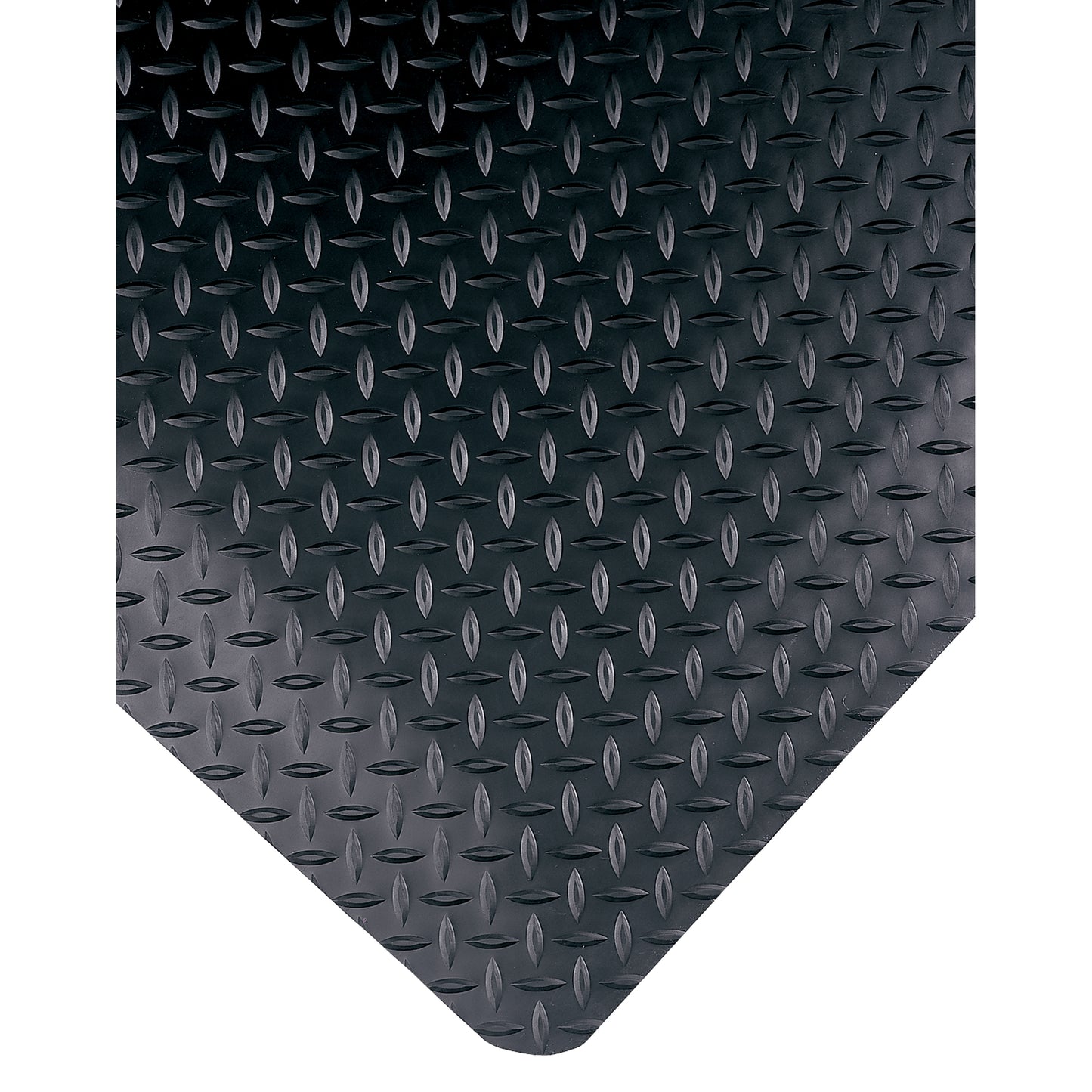 Wearwell Select No. 495 Mats, Diamond, 3' x 75' x 9/16", Black, PVC