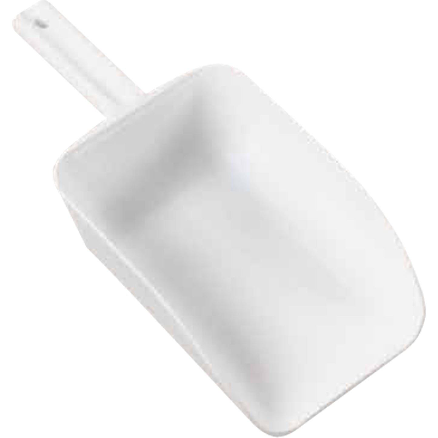 Large Hand Scoop, Plastic, White, 82 oz.