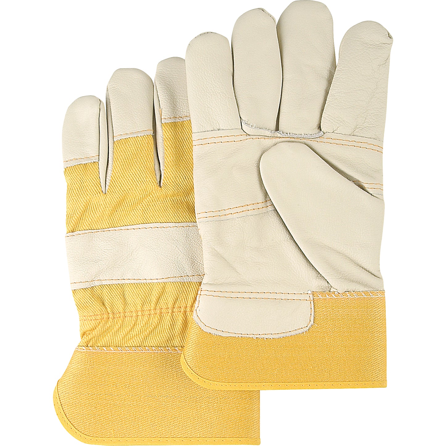 Zenith Safety Products Furniture Leather Gloves, Large, Grain Cowhide Palm, Cotton Inner Lining
