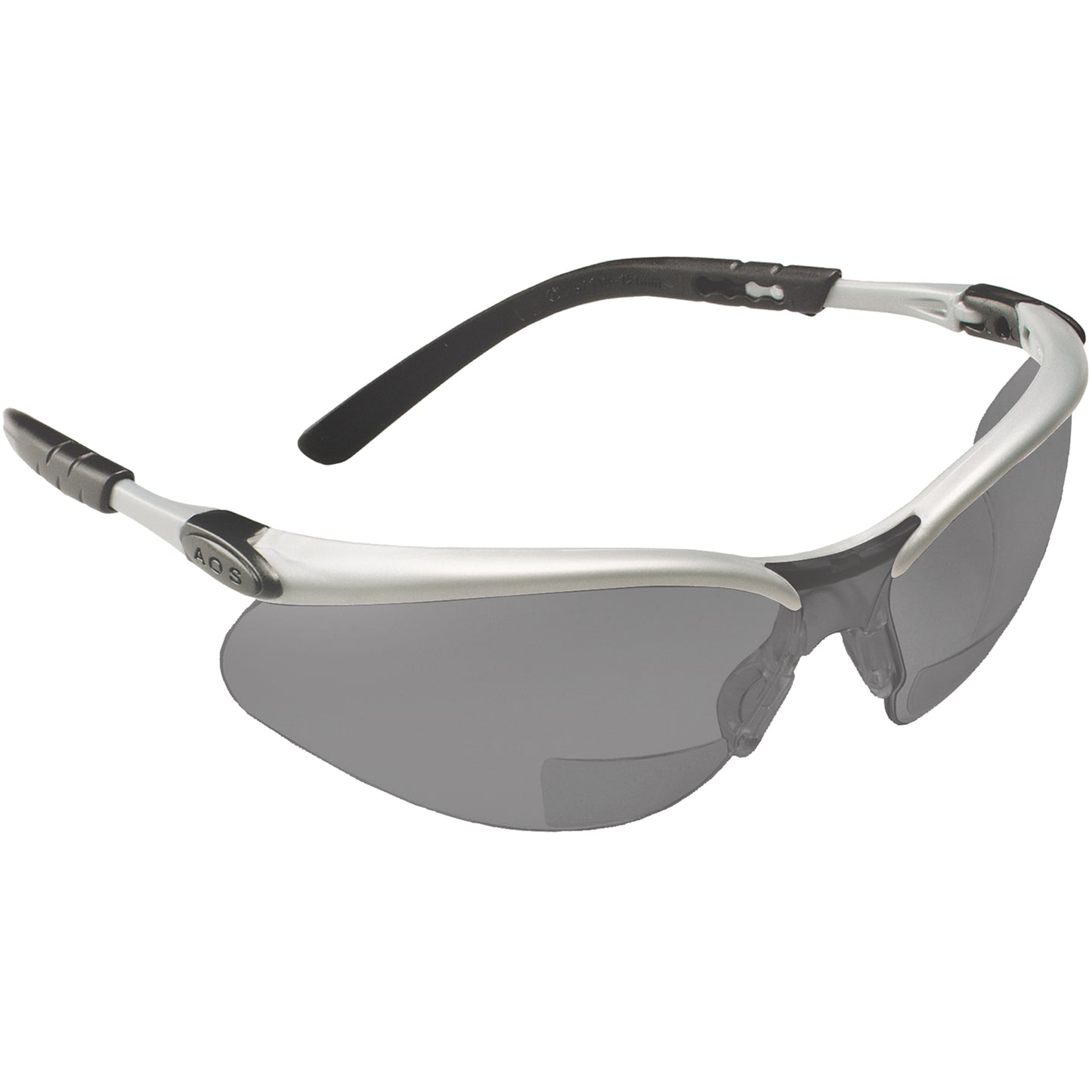 3M BX™ Reader Safety Glasses, Anti-Fog, Grey/Smoke, 1.5 Diopter
