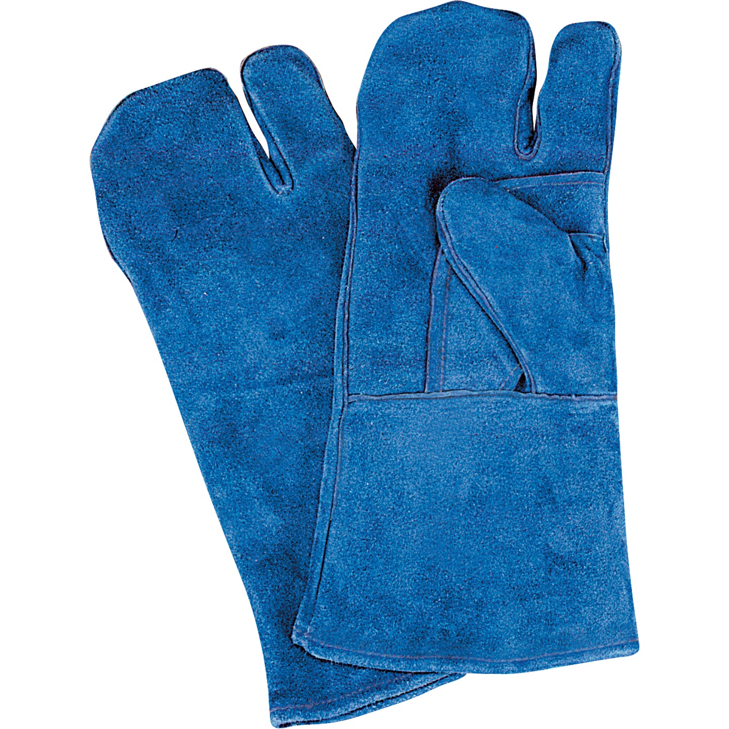 Weld-Mate Double Palm & Thumb Welding Gloves, Split Cowhide, Size Large