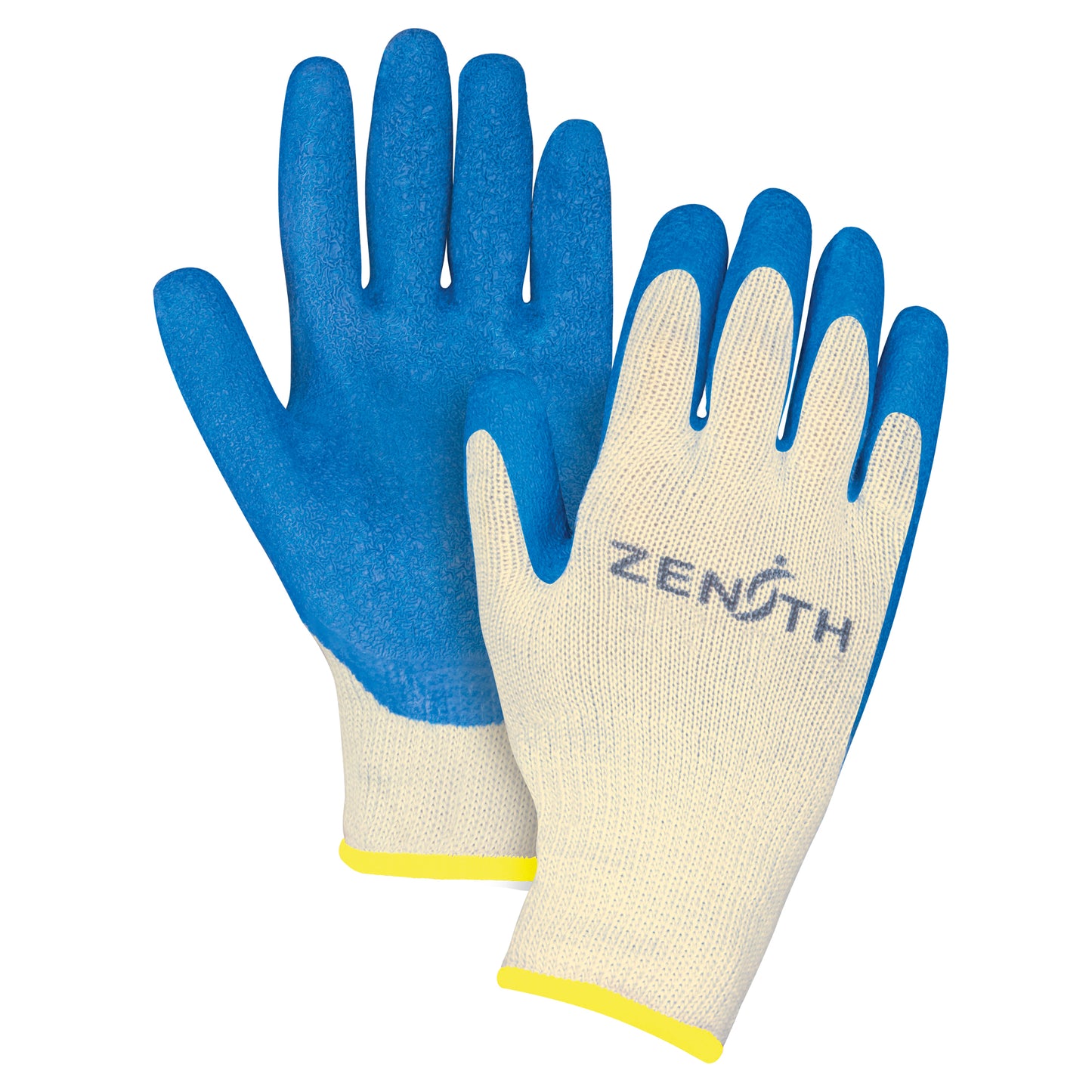 Zenith Safety Products Natural Latex Cut-Resistant Gloves, Size 2X-Large/11, 10 Gauge, Rubber Latex Coated, Twaron® Shell, ANSI/ISEA 105 Level 3/EN 388 Level 4