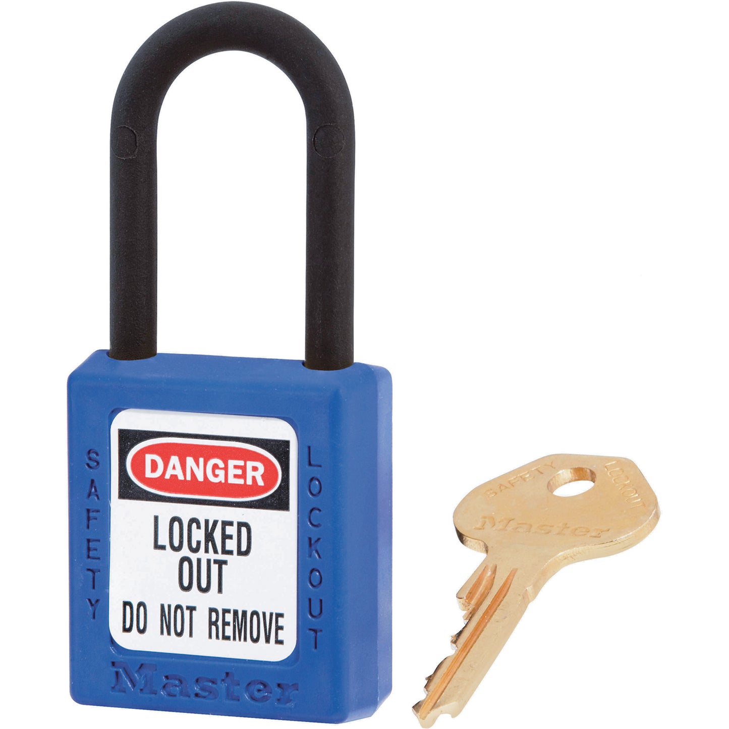 Master Lock Dielectric Zenex™ Padlock, Safety Padlock, Keyed Different, Thermoplastic, 1-1/2" Width