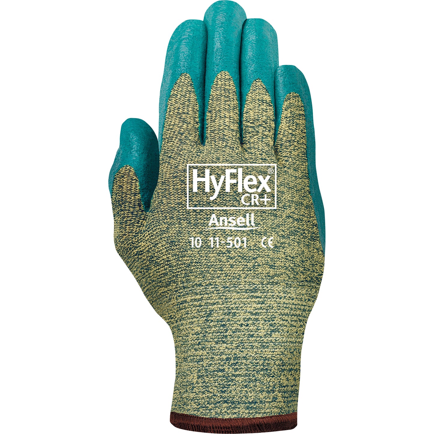 Ansell HyFlex® 11-501 Gloves, Size 6/X-Small, 13 Gauge, Foam Nitrile Coated, Kevlar® Shell, ASTM ANSI Level A5/EN 388 Level D