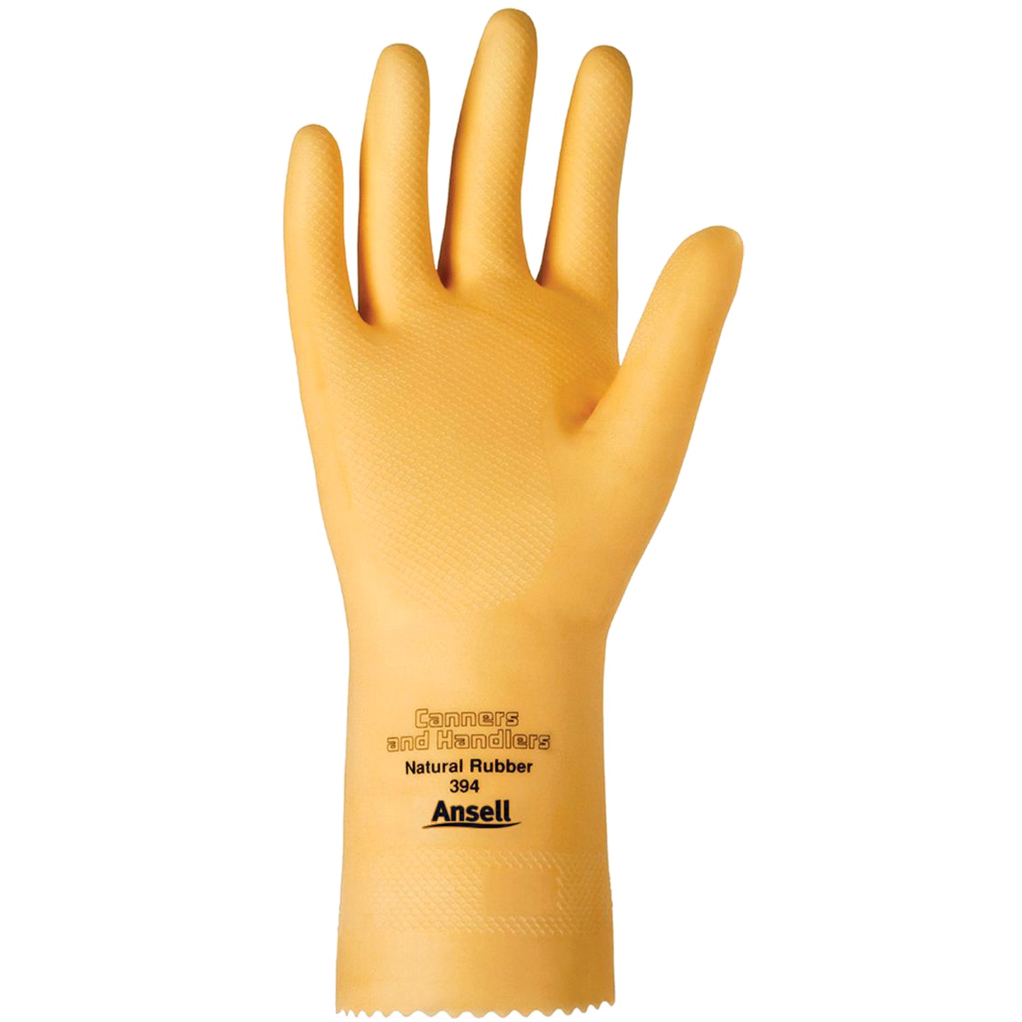 Ansell Canners & Handlers 394 Gloves, Size Medium/8, 12" L, Rubber Latex, 20-mil