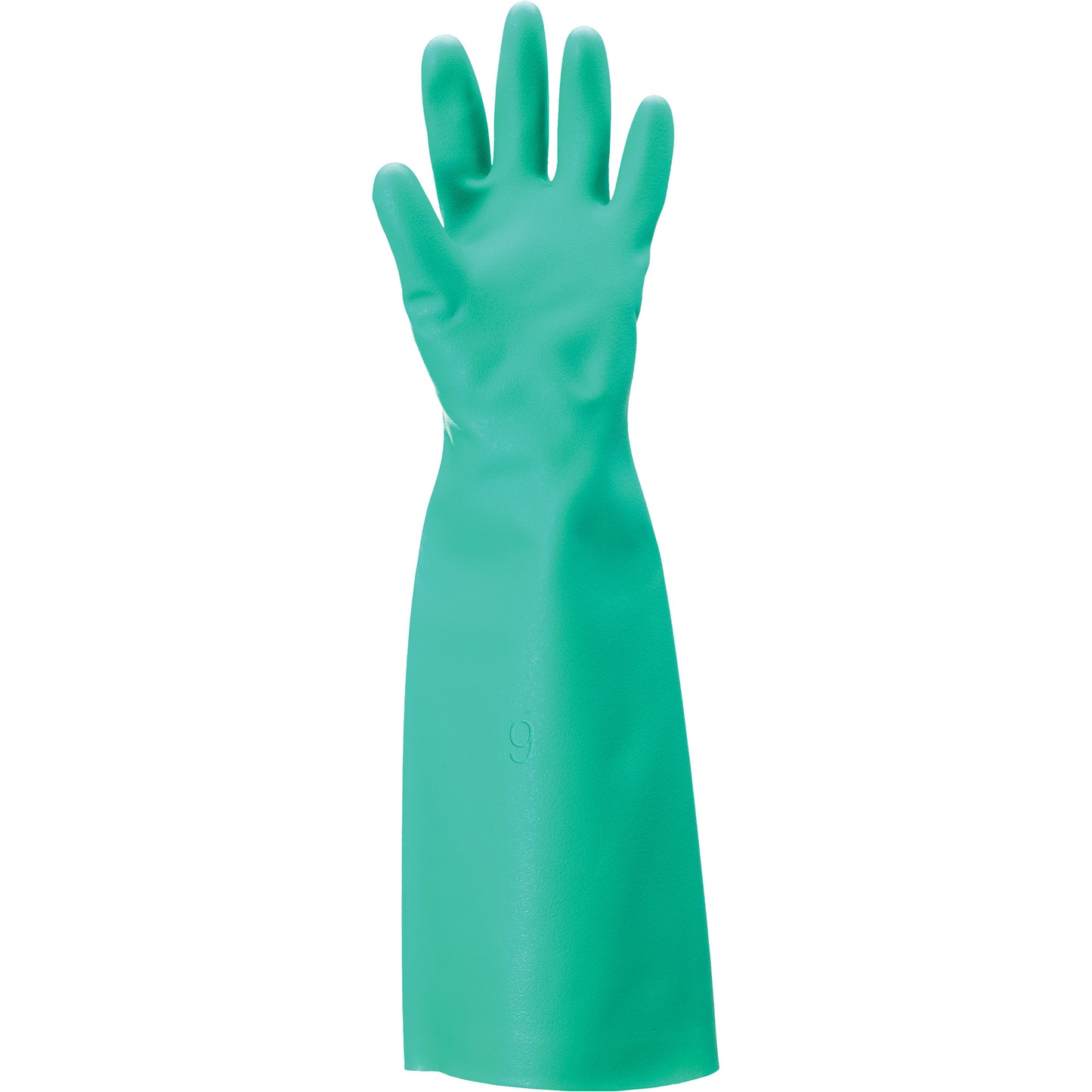 Ansell Solvex® 37-185 Gloves, Size Large/9, 18" L, Nitrile, 22-mil